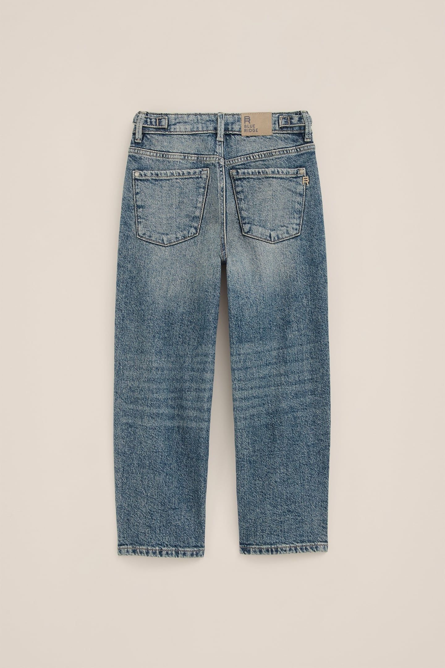 5-POCKET MID WAIST DARK BLUE 4
