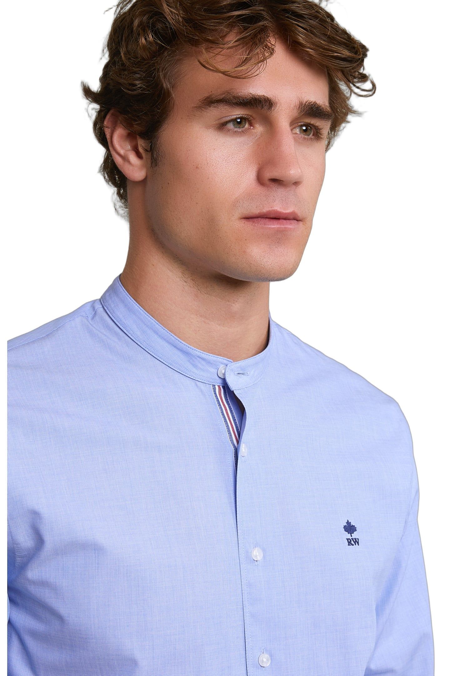 SLIM FIT UNI SHIRT BLUE 4