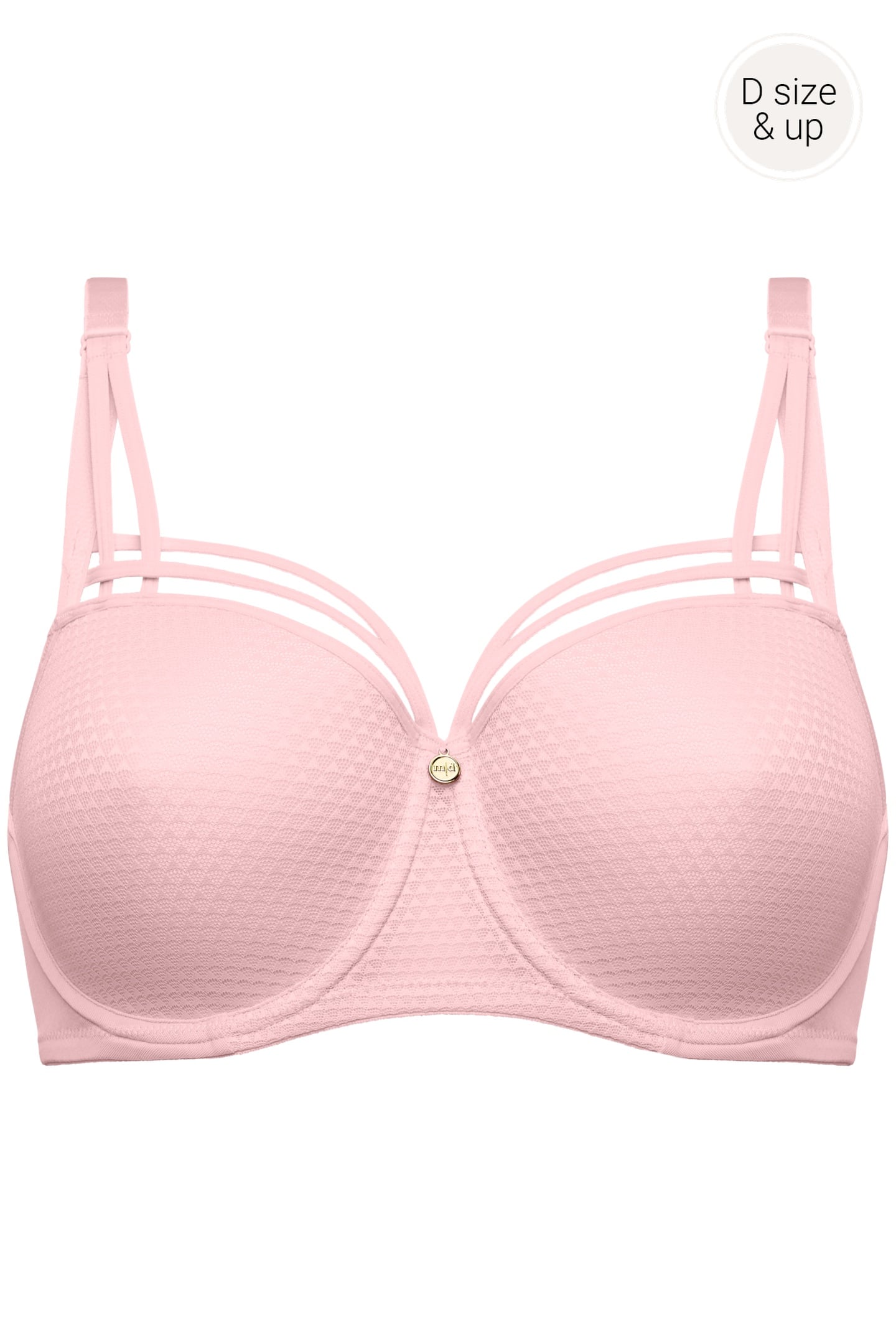 DAME DE PARIS BRABALCONYWIRED PADDED PINK 2
