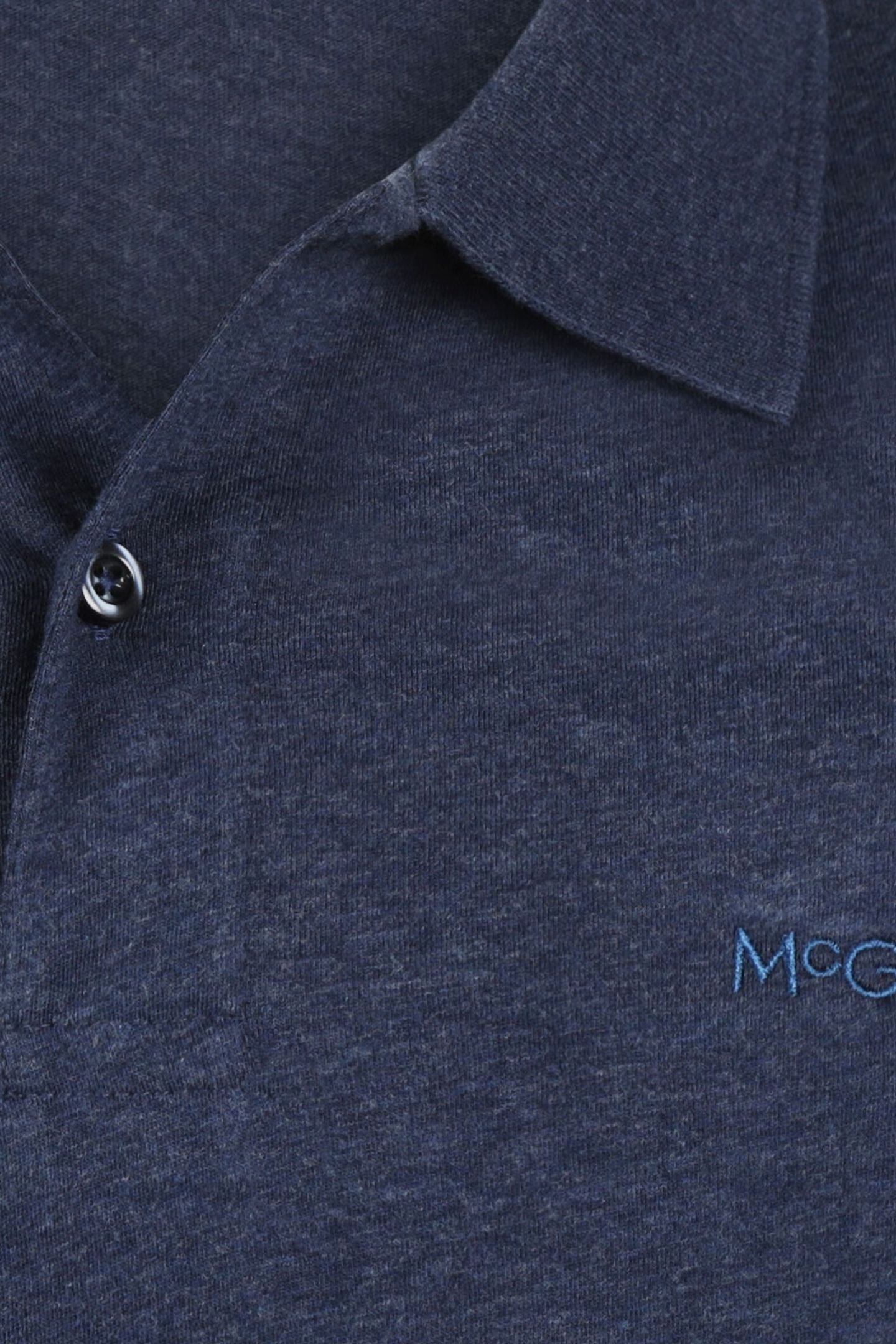 MELANGE JERSEY POLO MEDIUM BLUE 5