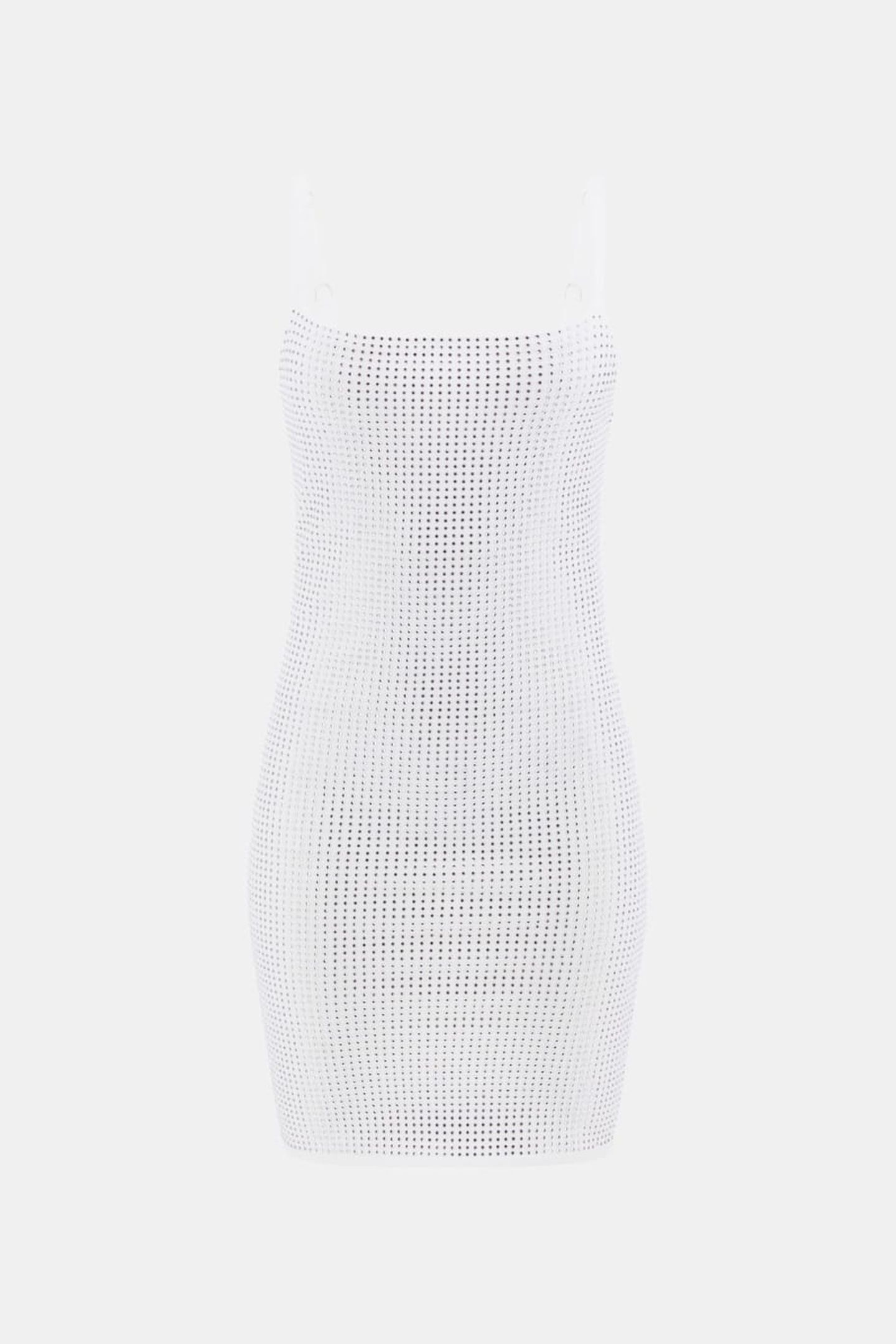GUESS ECO KHLOE RHINESTONES DR PURE WHITE 9