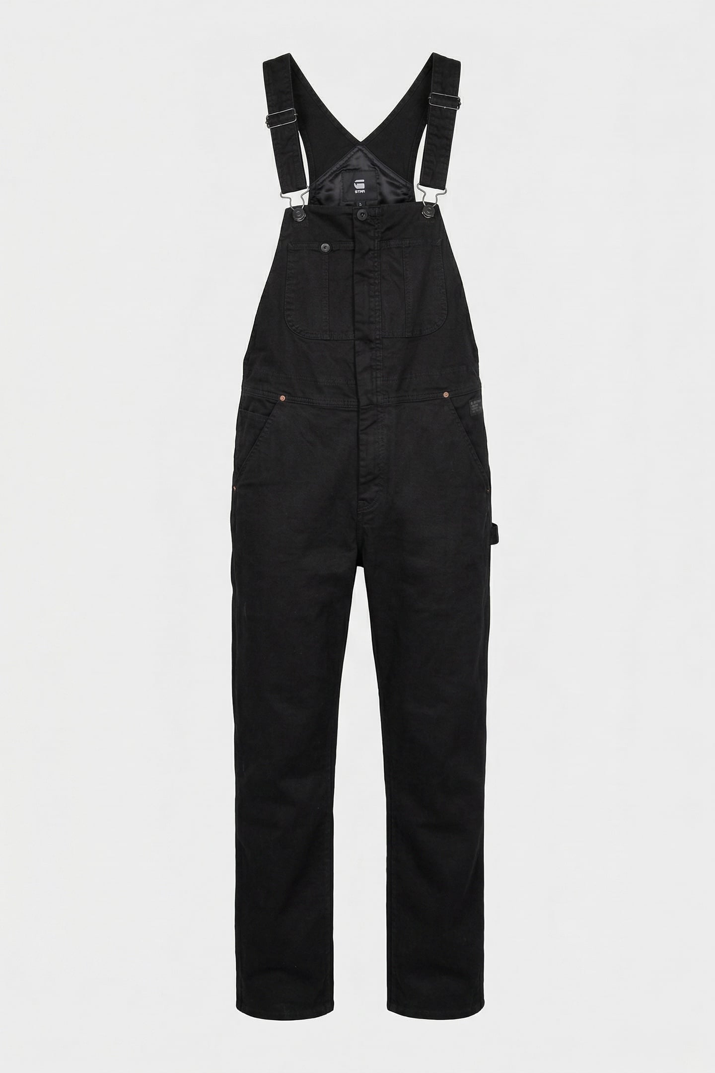 SLIM DUNGAREE SLESS DK BLACK 5