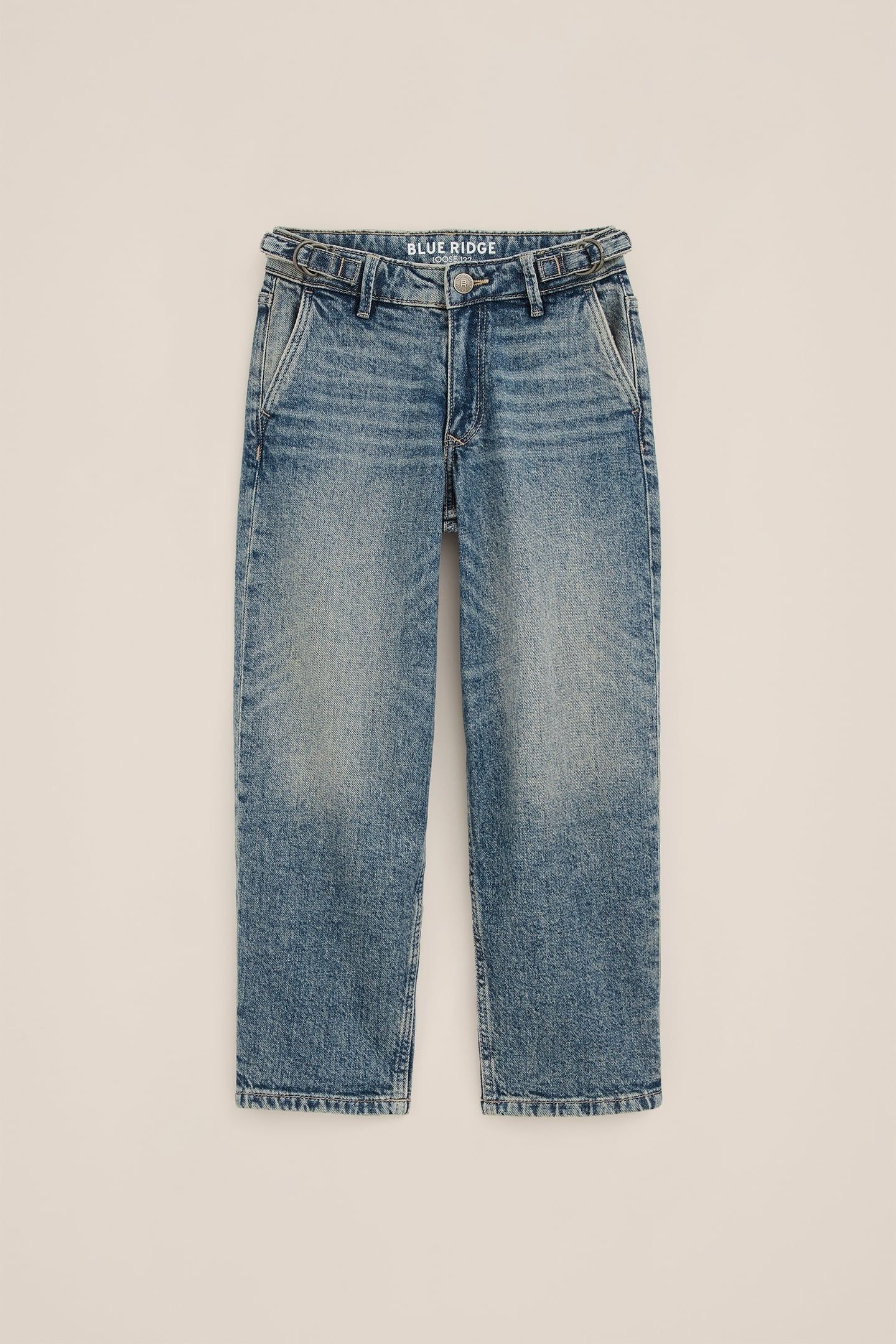 5-POCKET MID WAIST DARK BLUE 3