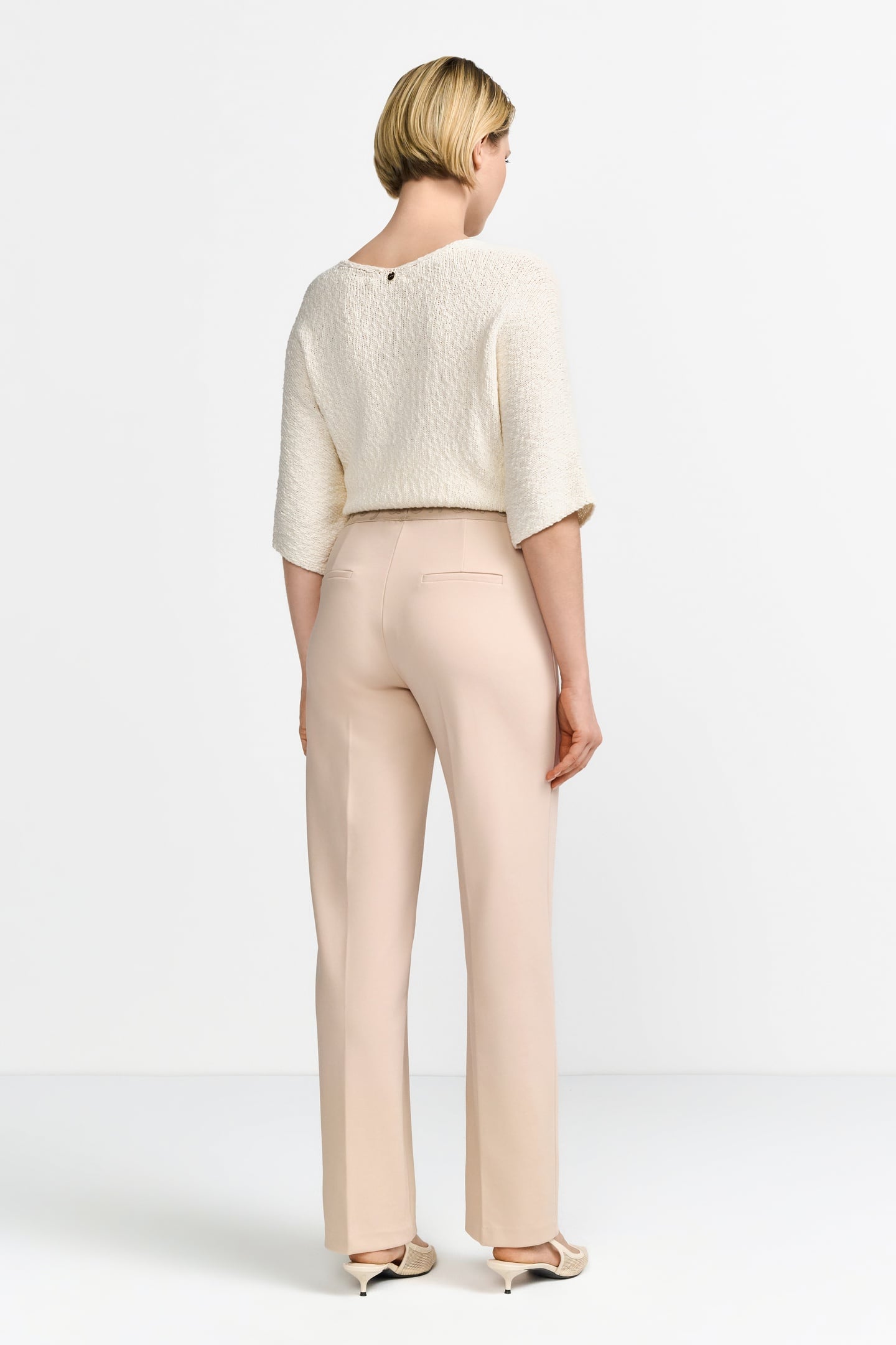 CULOTTE WITH ELASTIC TAPE CAFFEE LATTE 3