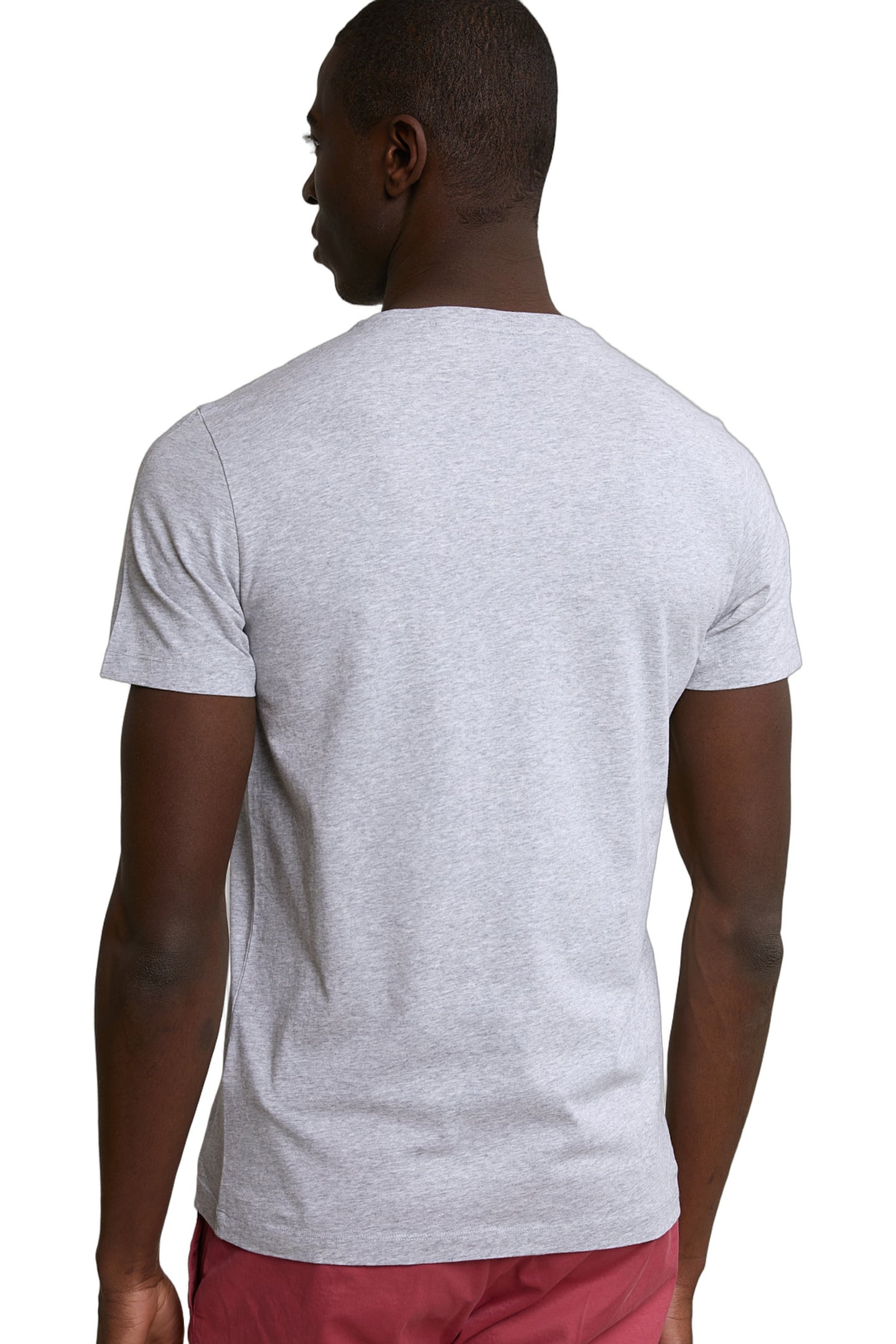 NORMAL FIT BASIC T-SHIRT SHORT SLEEVES OYSTER MIX 3
