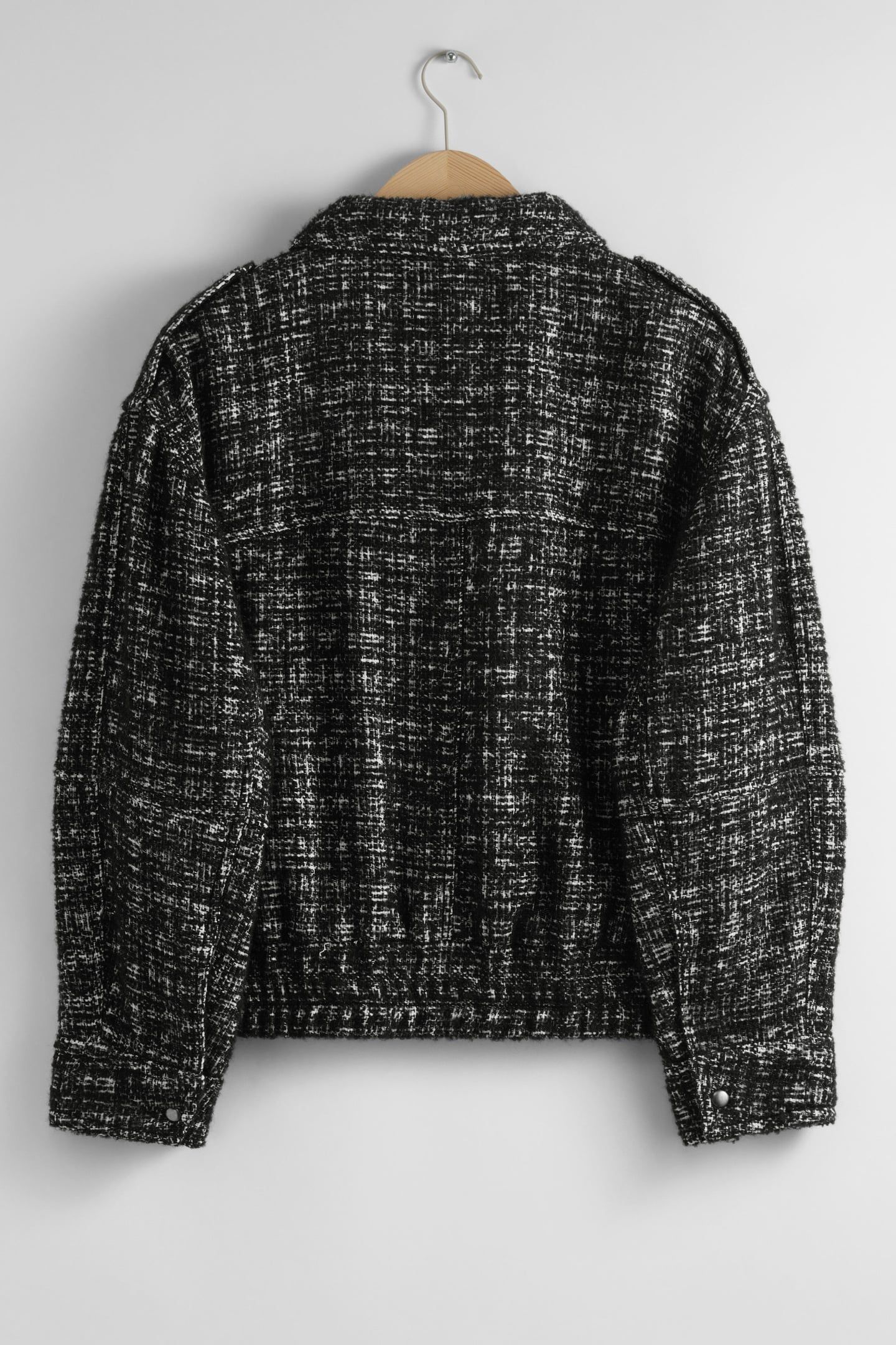 GABRIELLA TWEED JACKET BLACK 2
