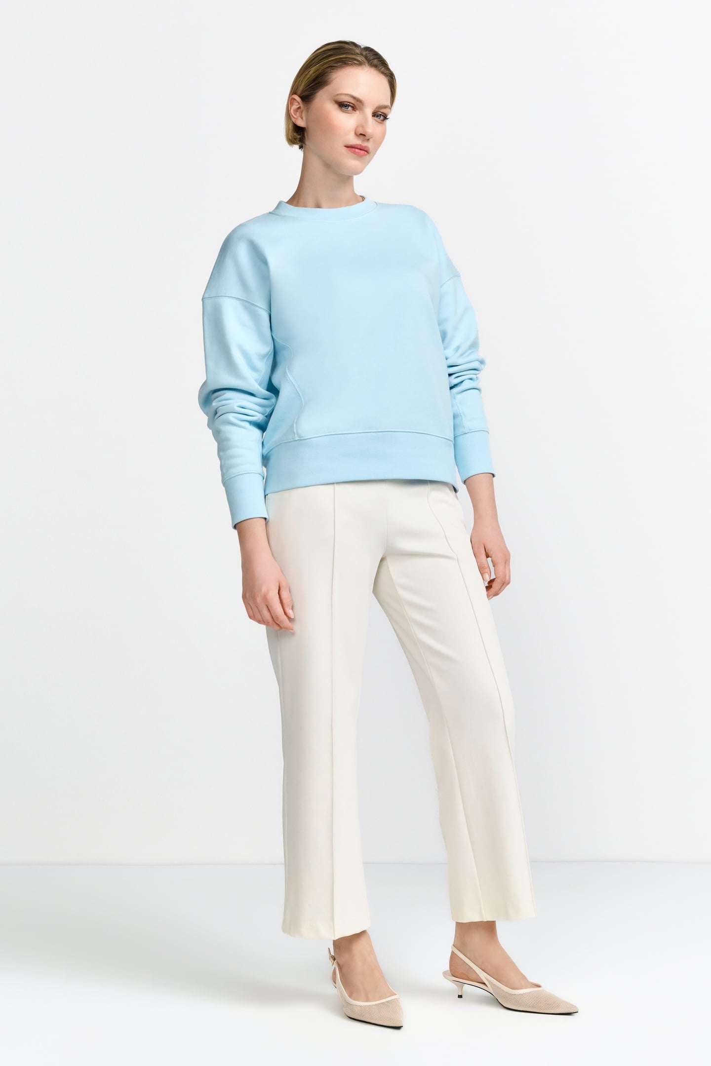 OVERSIZED SWEATER LIGHT AQUA 1