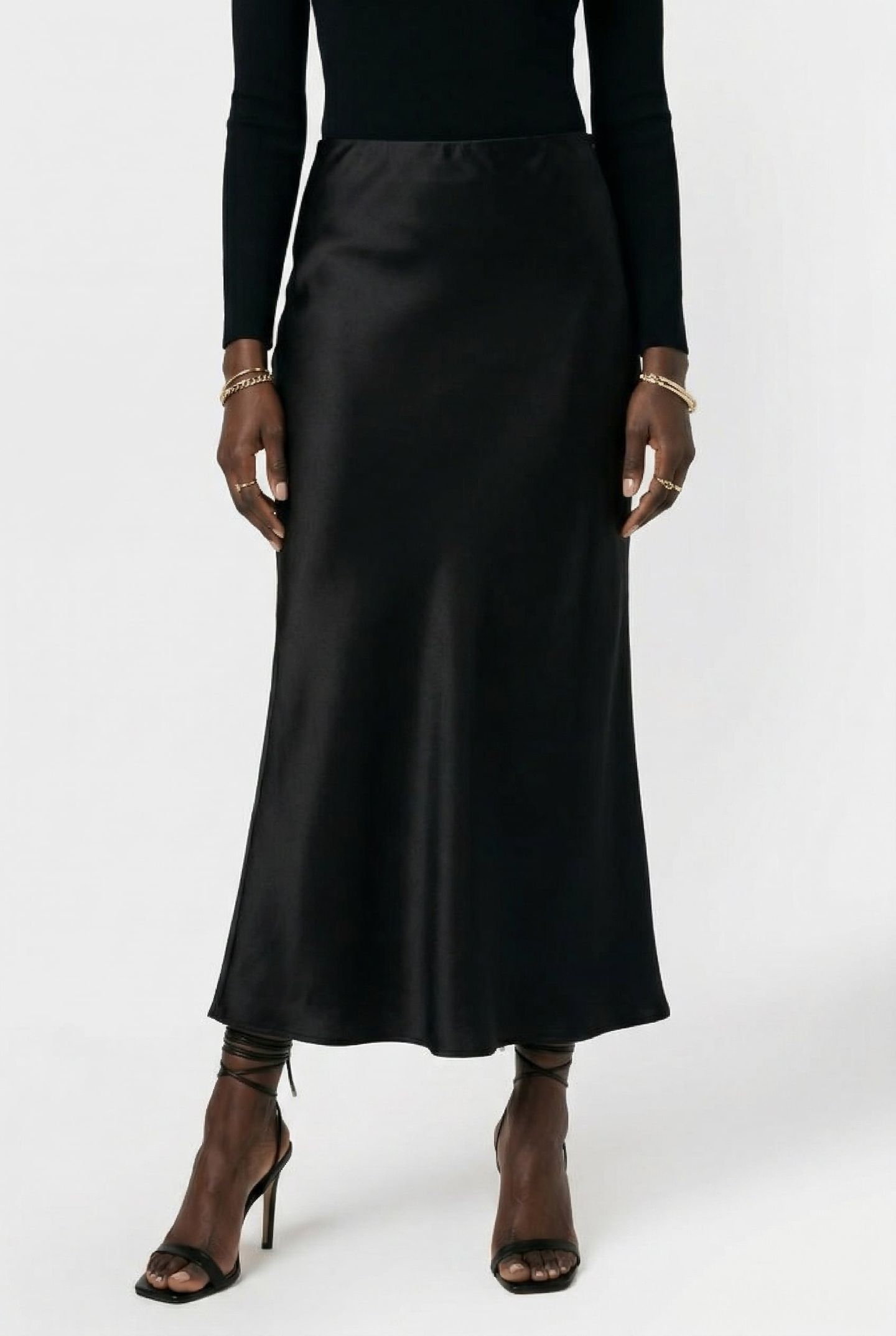 OPAL MAXI SKIRT BLACK 1