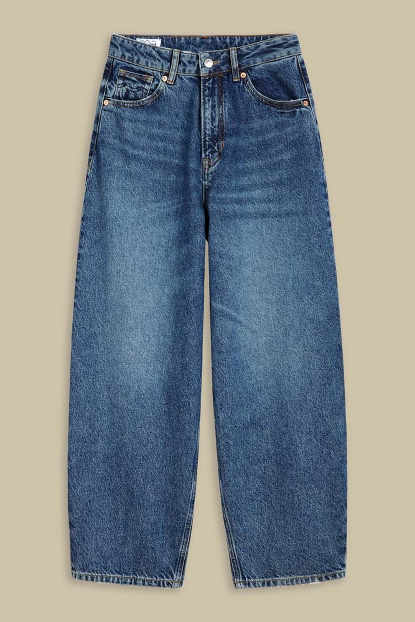 LEILA CROPPED ECO RECYCLED BLUE USED 3