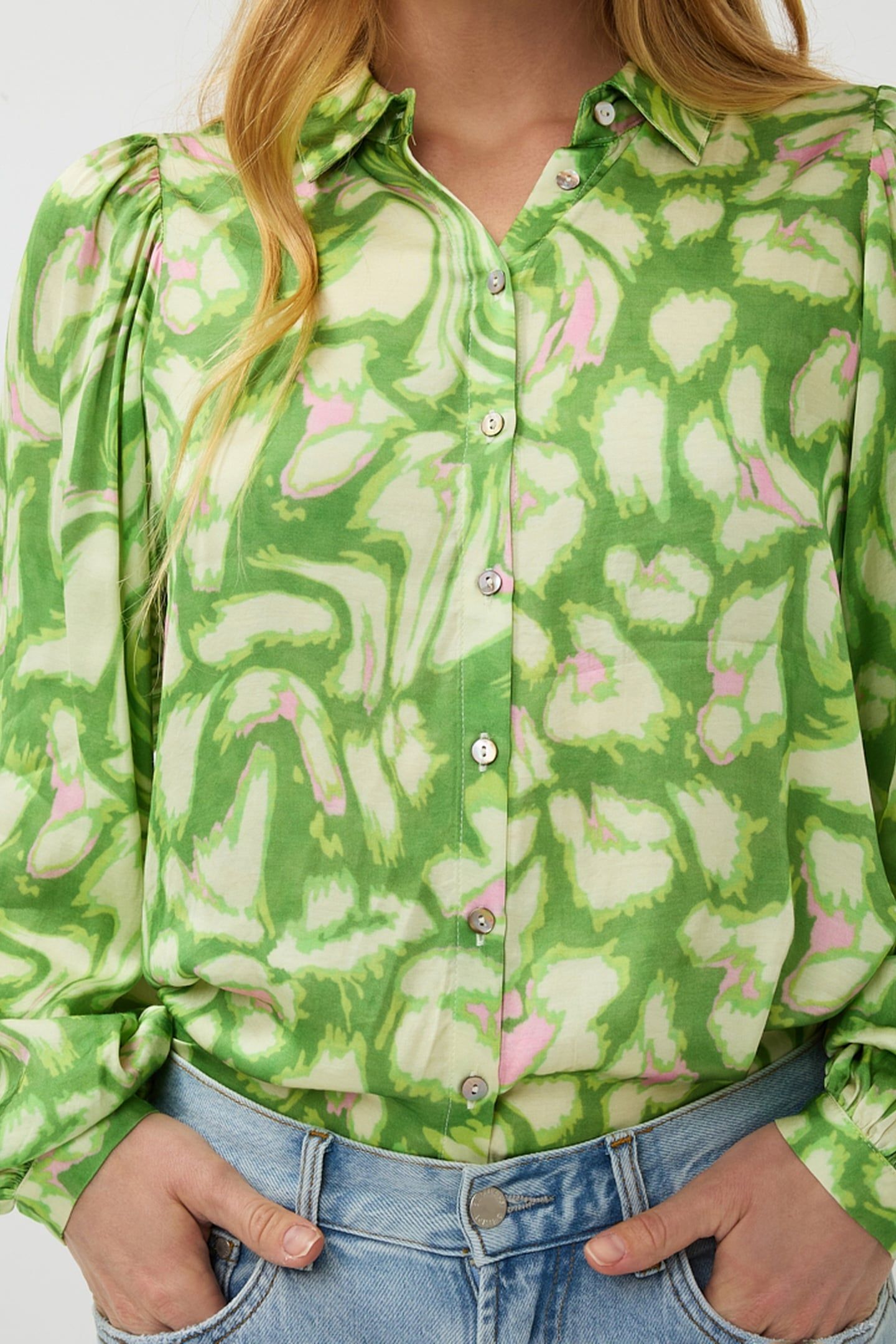 BLOUSE BASIC FLORAL TREASURE PRINT 9