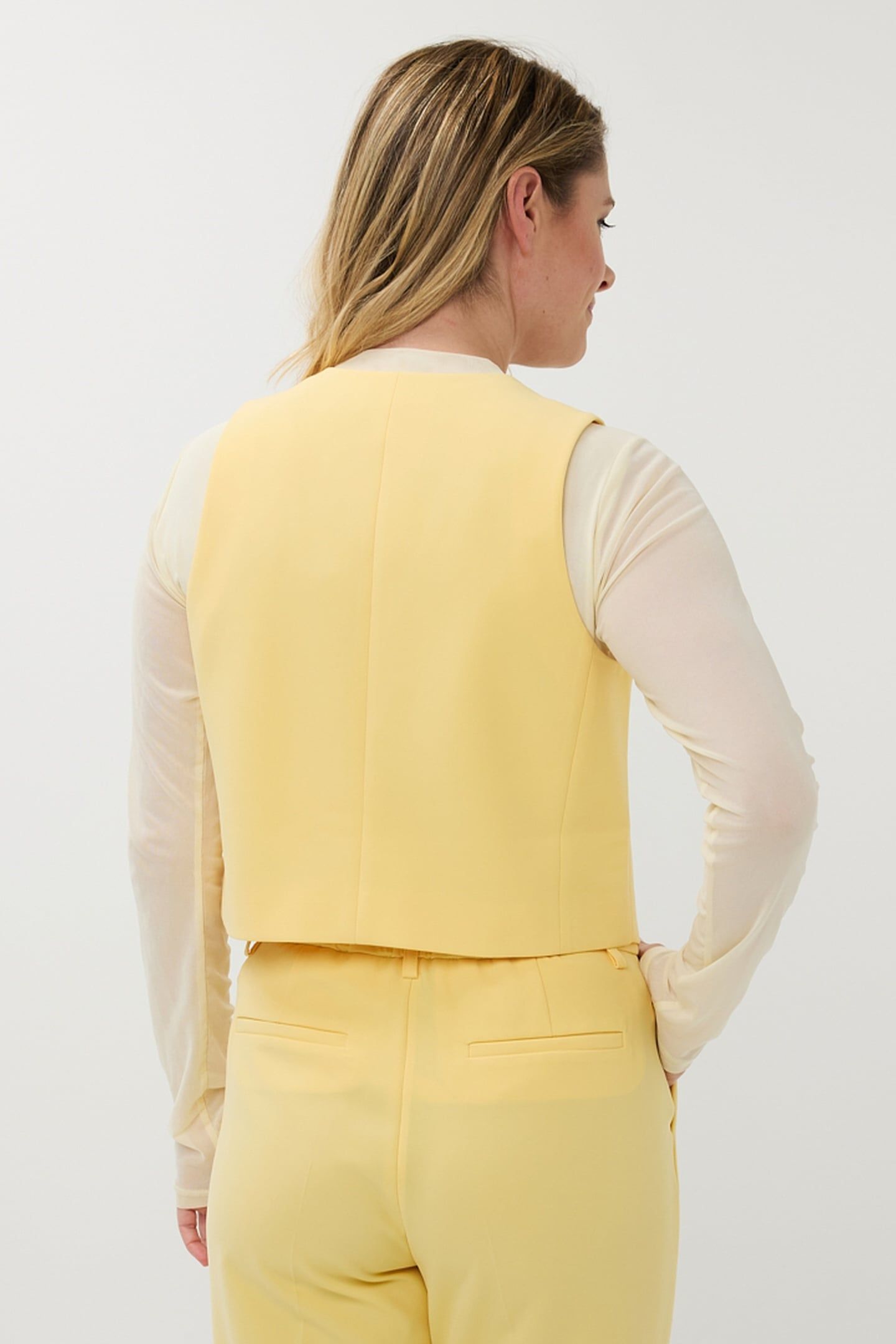 GILET SHORT CITY YELLOW 5