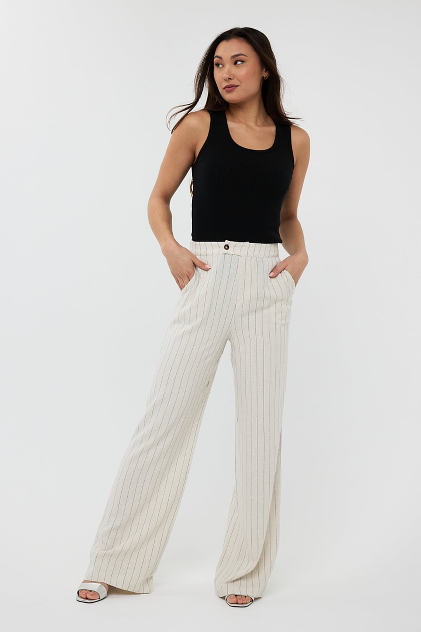 SINGLET RIB KNIT BLACK 3