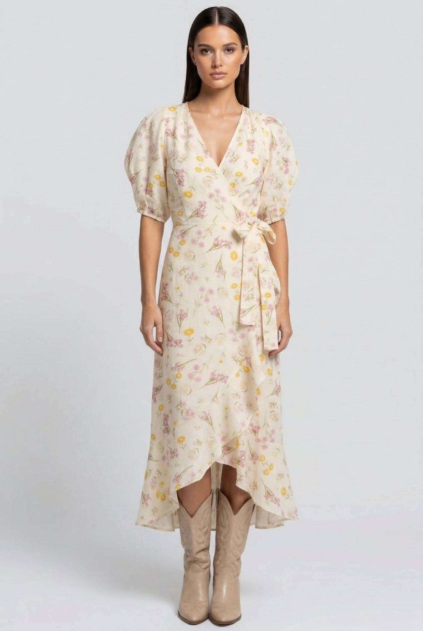 MALENA DRESS YELLOW 1