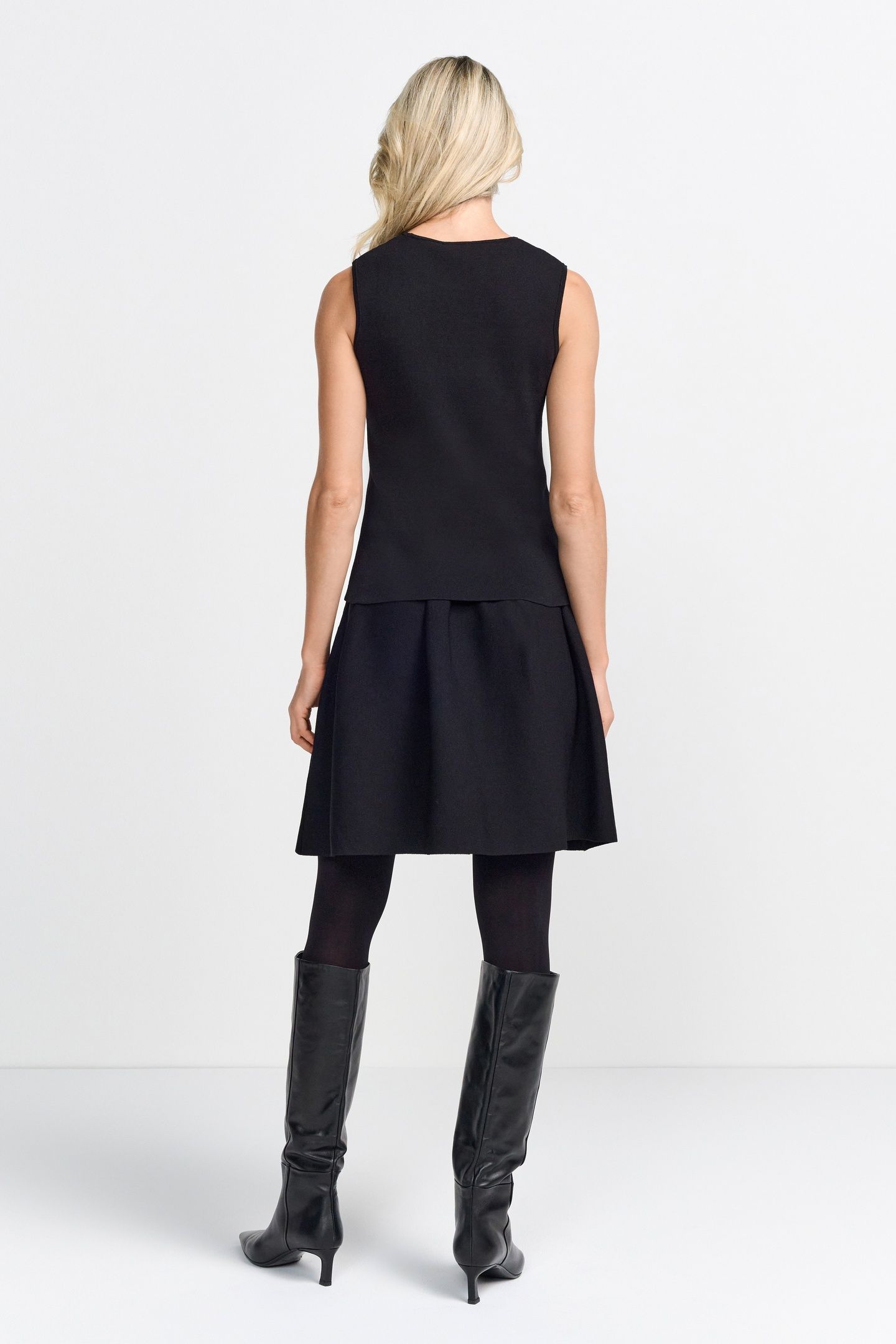 KNITTED TOP BLACK 2