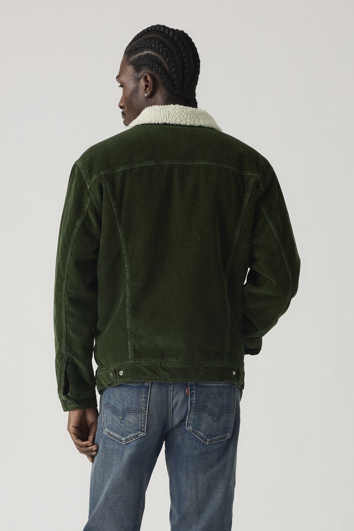 RELAXED FIT SHERPA TRUCKER JACKET 3