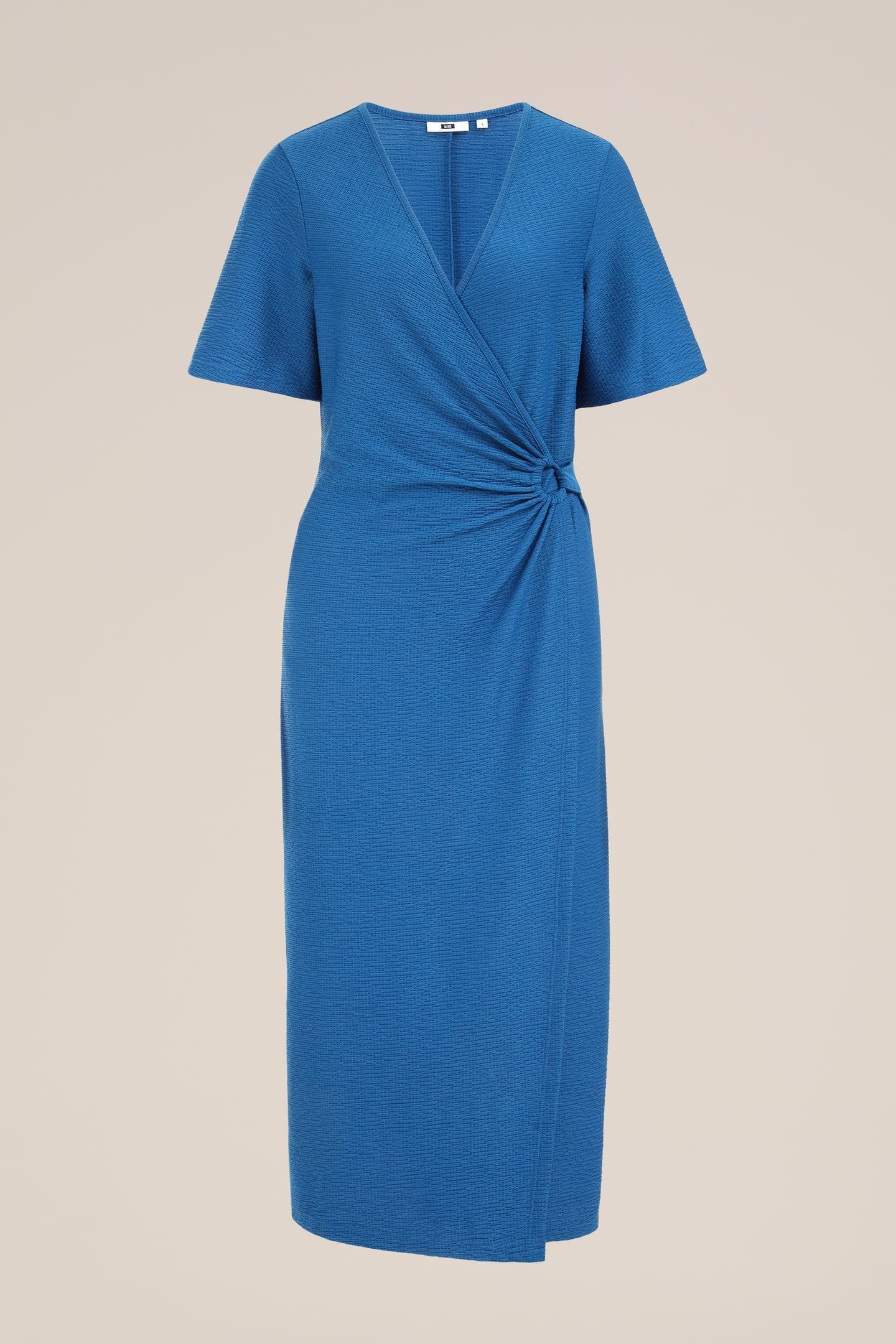 DRESS MID LENGTH BLUE 4