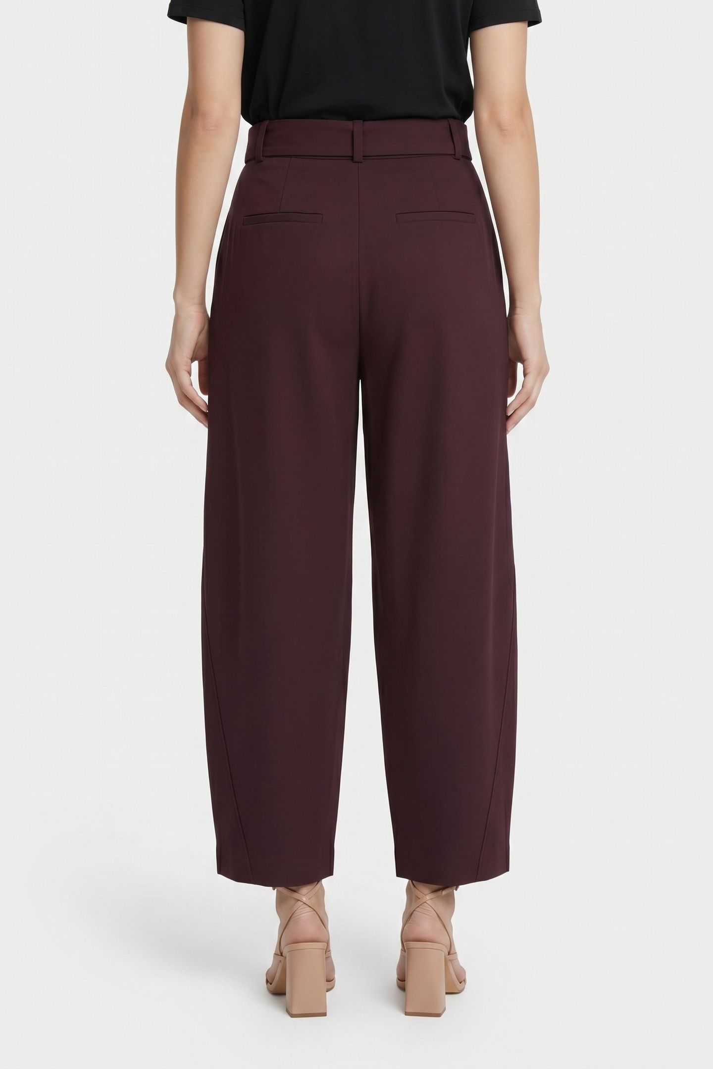 ANNA WOOL TROUSER PURPLE 2