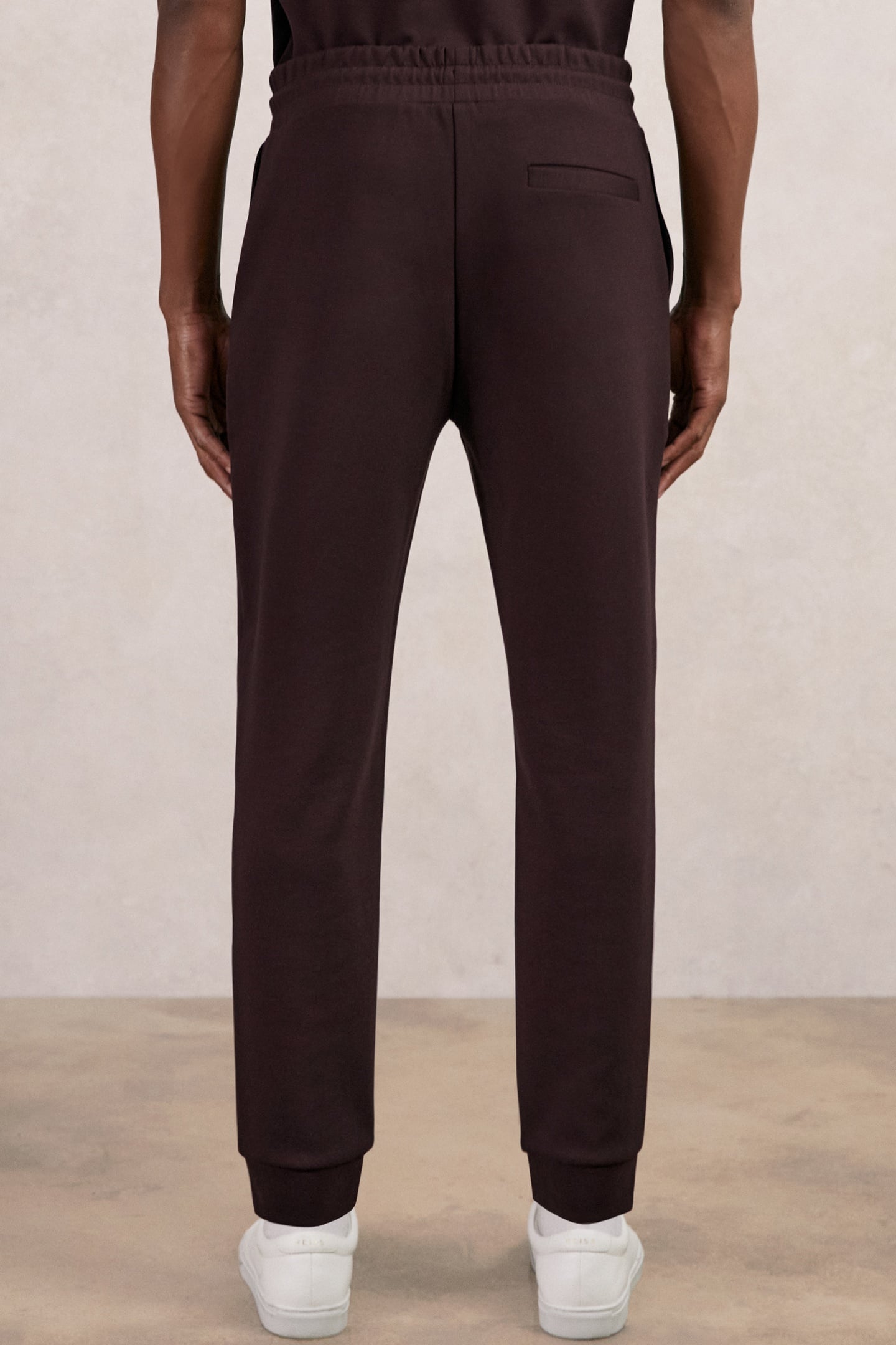 INTERLOCK DRAWSTRING JOGGER CHERRY RED 2