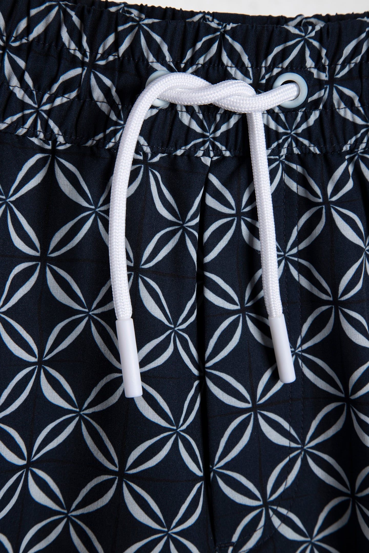 PRINTED SWIM SHORT NAVY 4