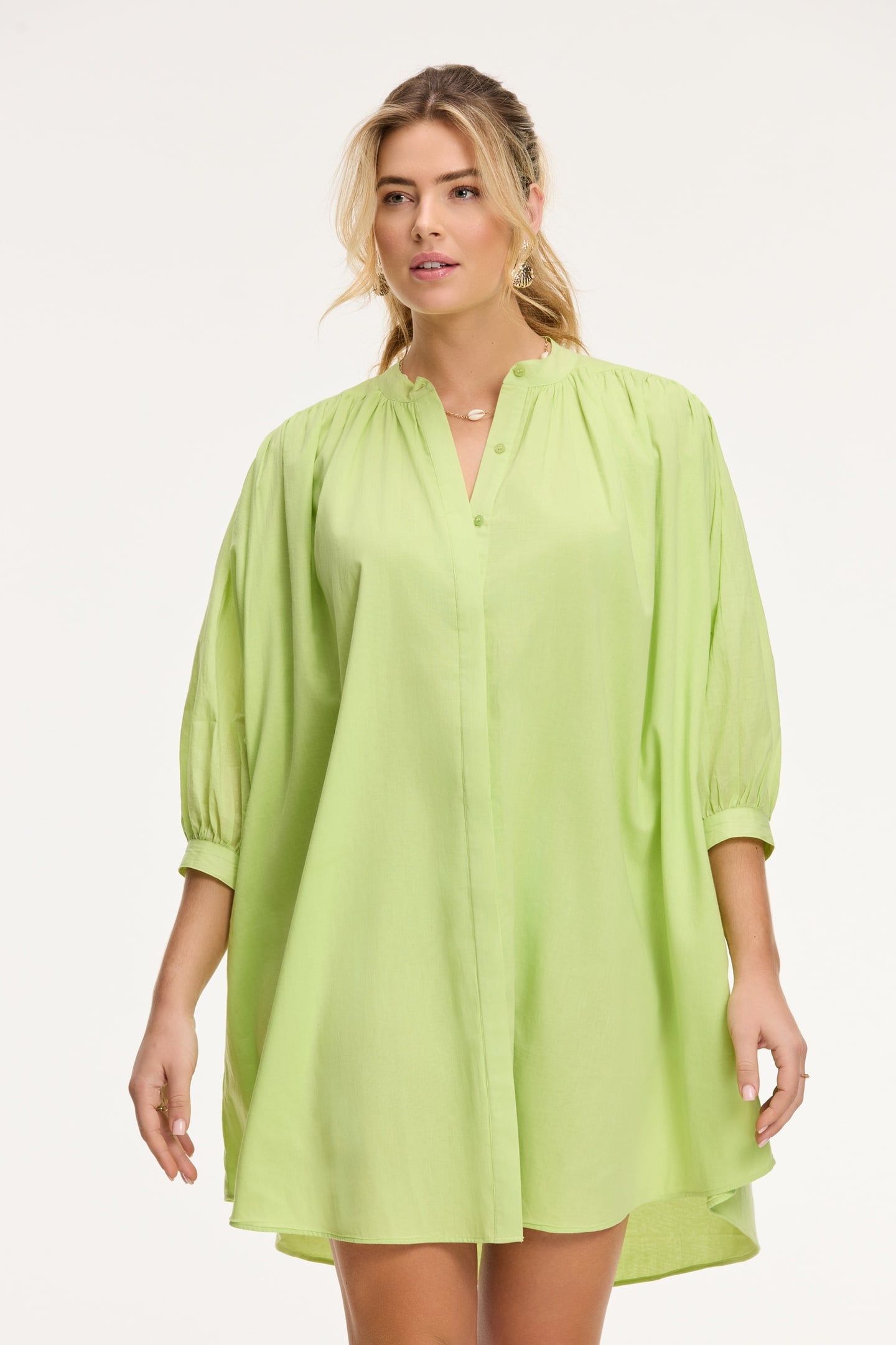 JAYDI DRESS LIME GREEN 2