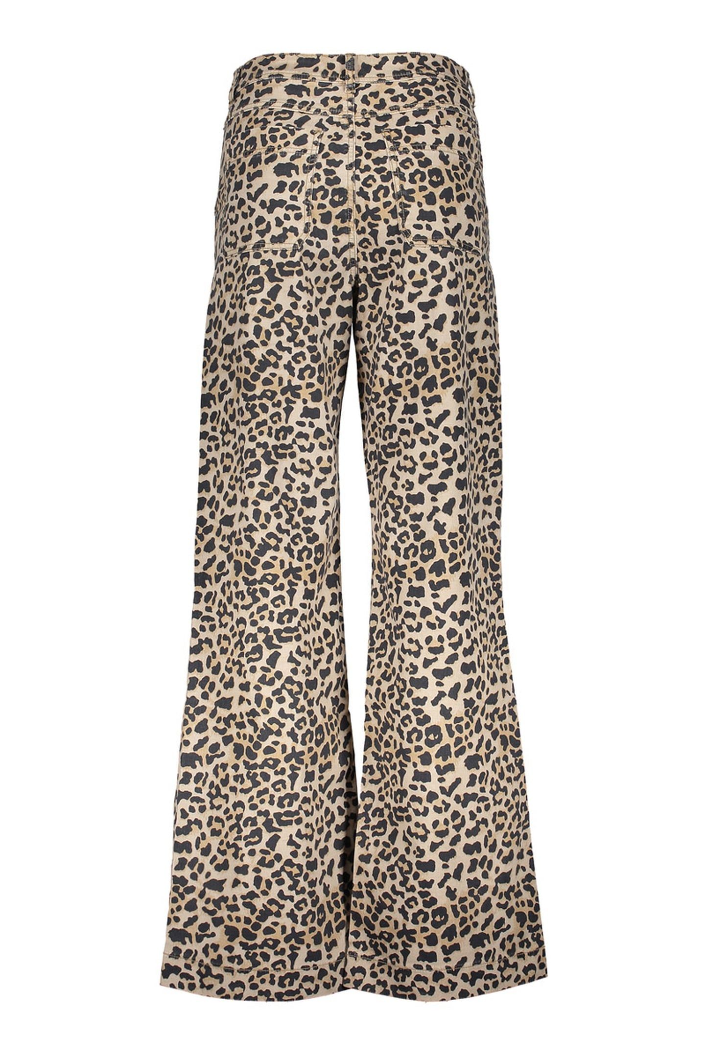 JEANS SAND/COMBI LEOPARD PRINT 2