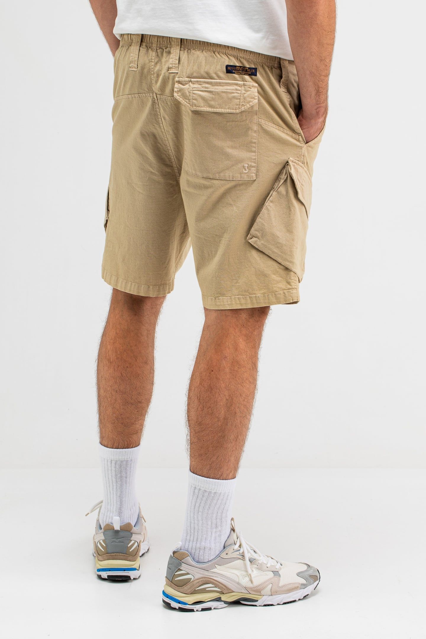 ROYAL NAVY RIBSTOP SHORT STONE BEIGE 2