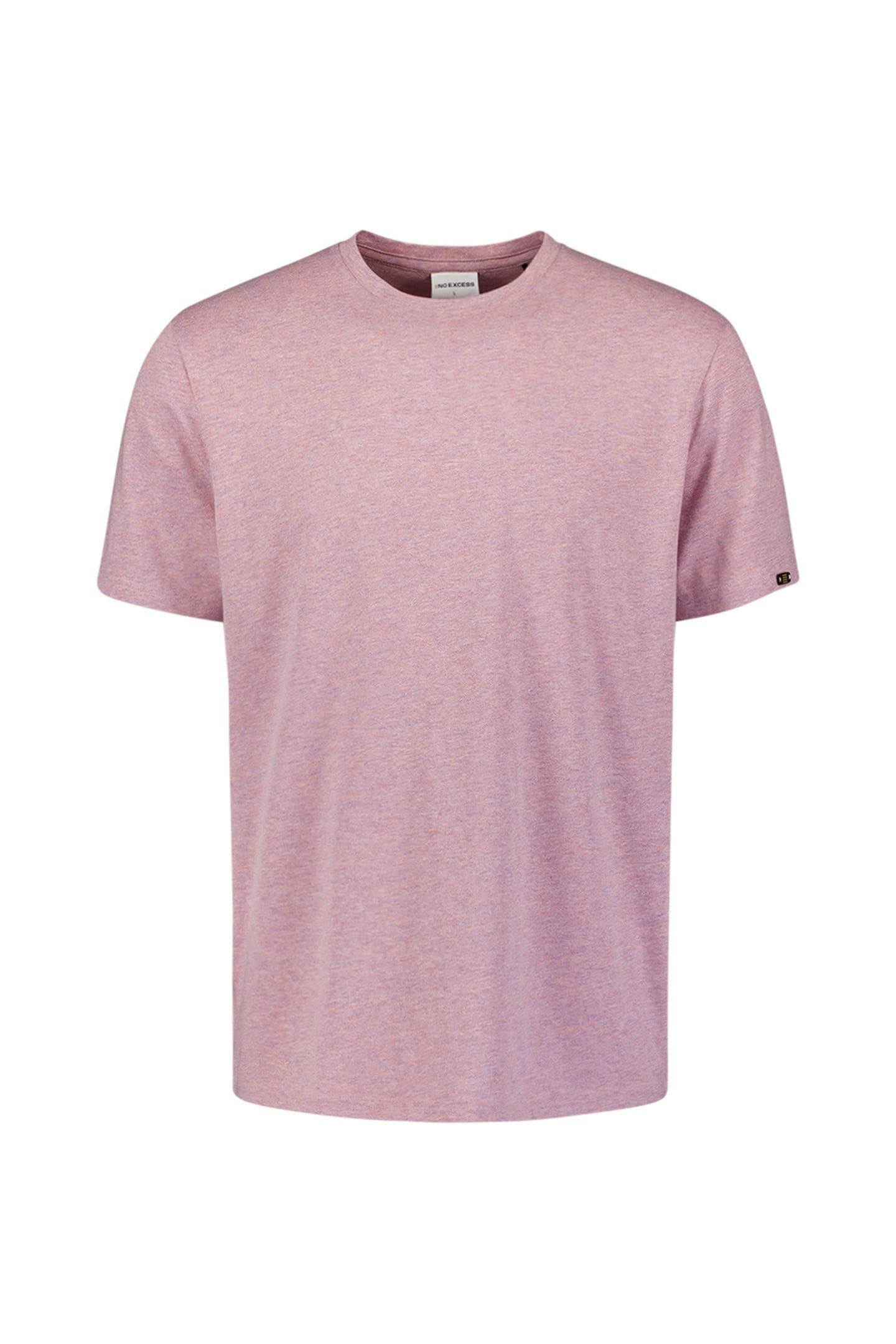 T-SHIRT CREWNECK MELANGE MAUVE 4