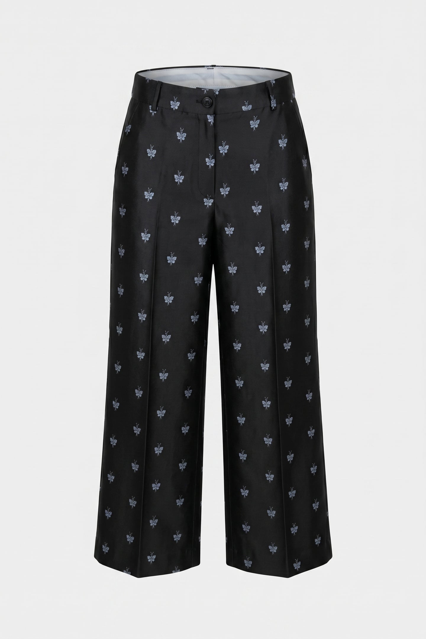 HELORA JACQUARD TROUSERS BLACK 4