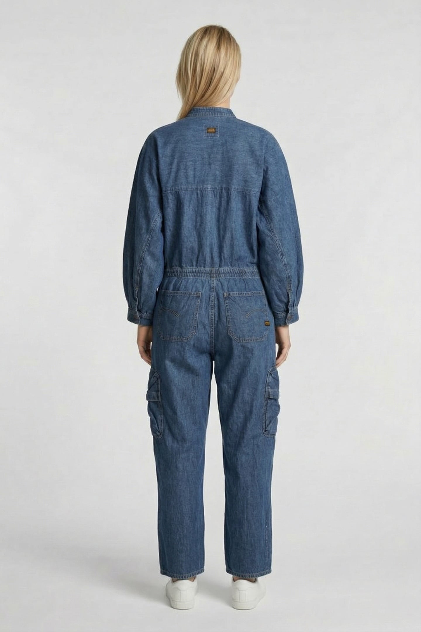 BALLOON JUMPSUIT L/S FADED SEASALT 2