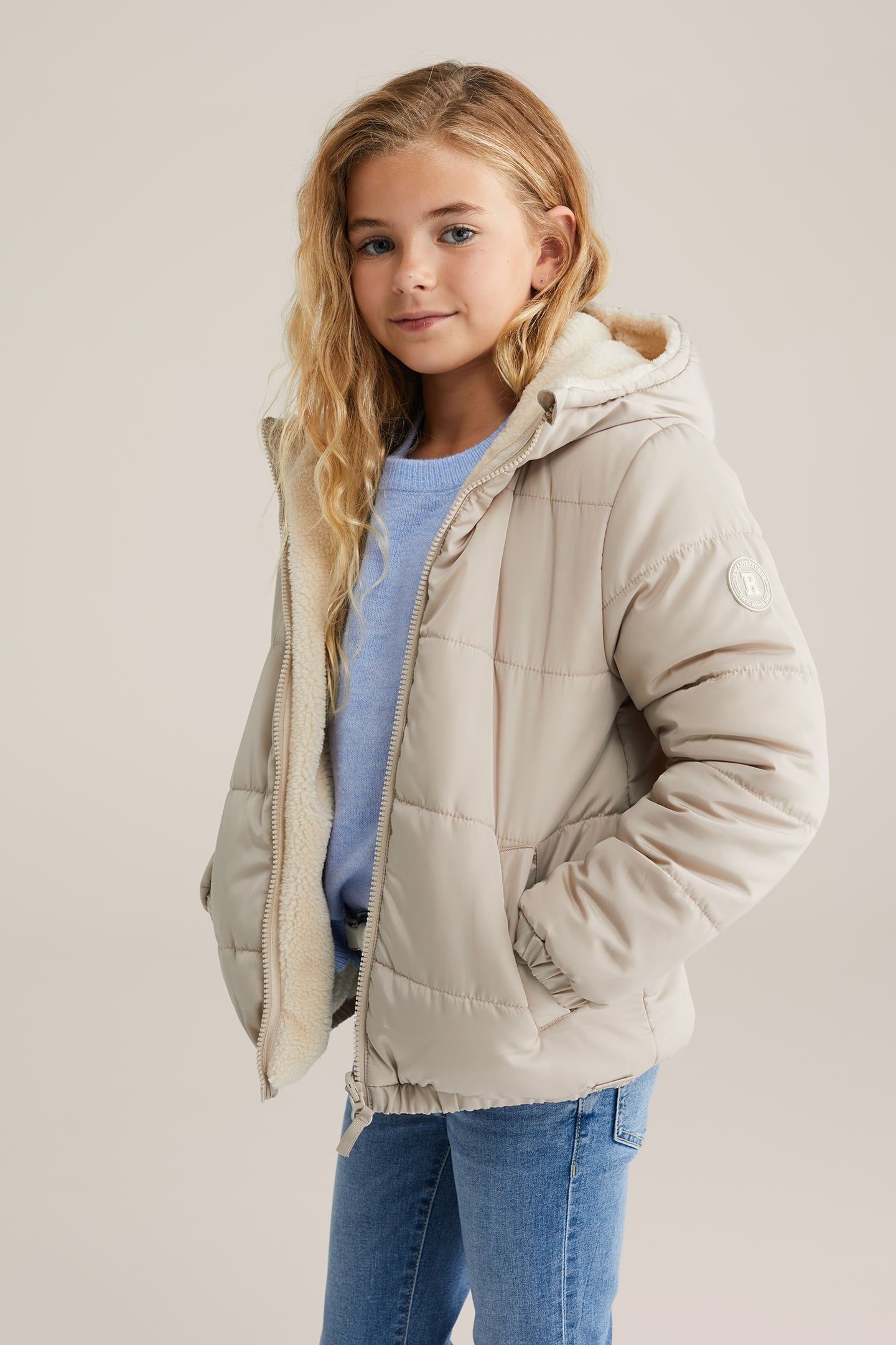JACKET REVERSIBLE BOMBER BEIGE 1