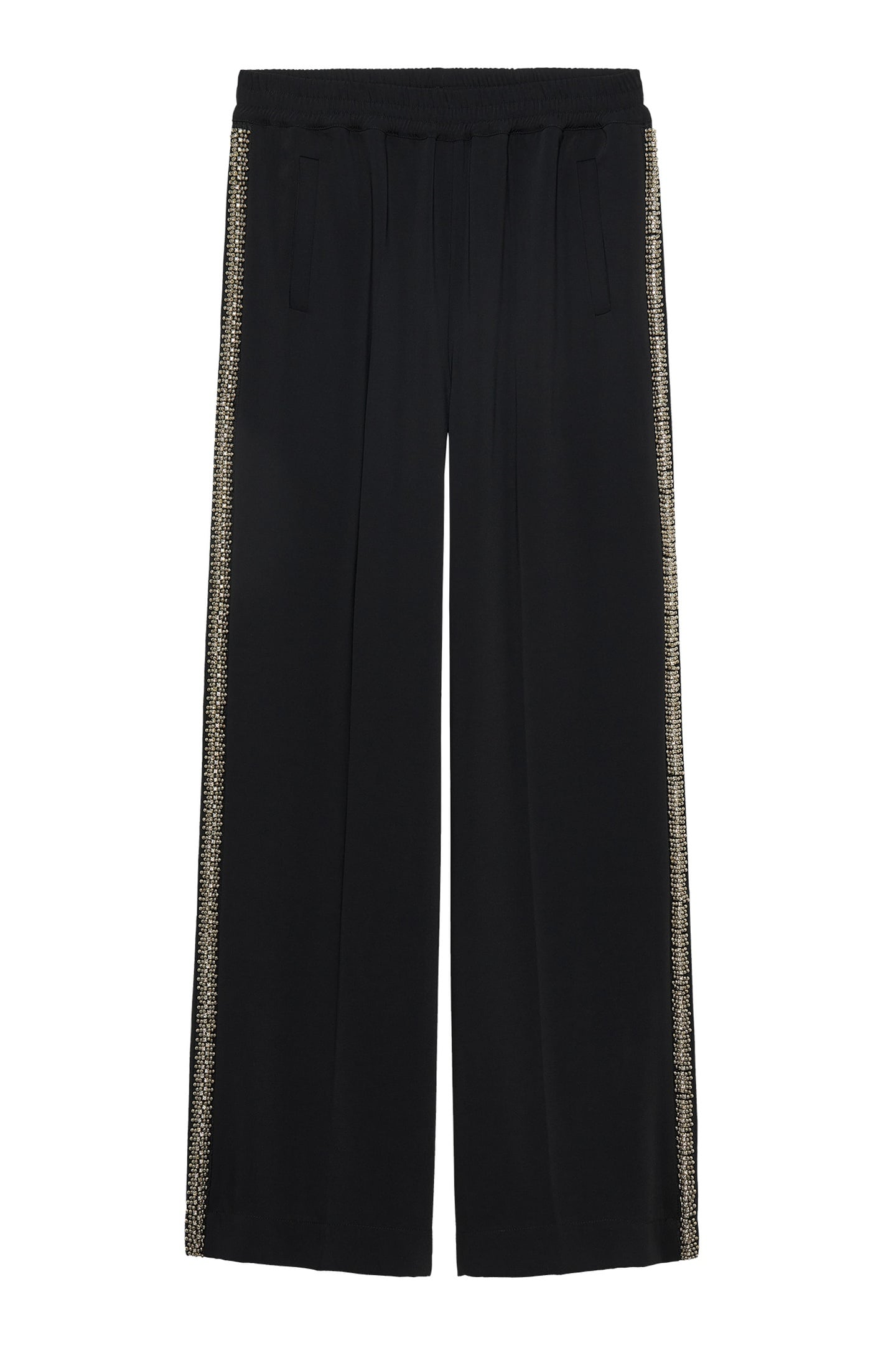 JOGGER TROUSERS WITH STRASS DETAIL BLACK 3