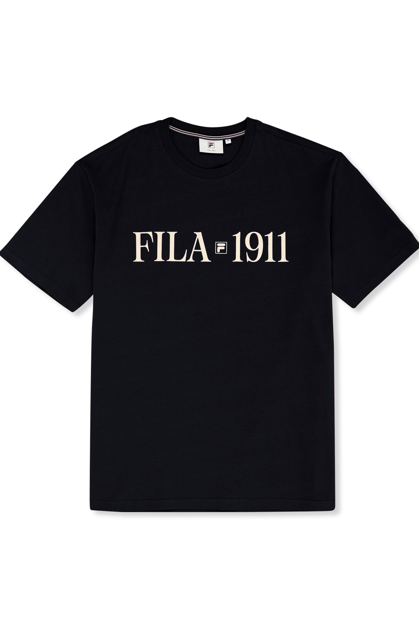 VINCI RELAXED GRAPHIC T-SHIRT BLACK 1