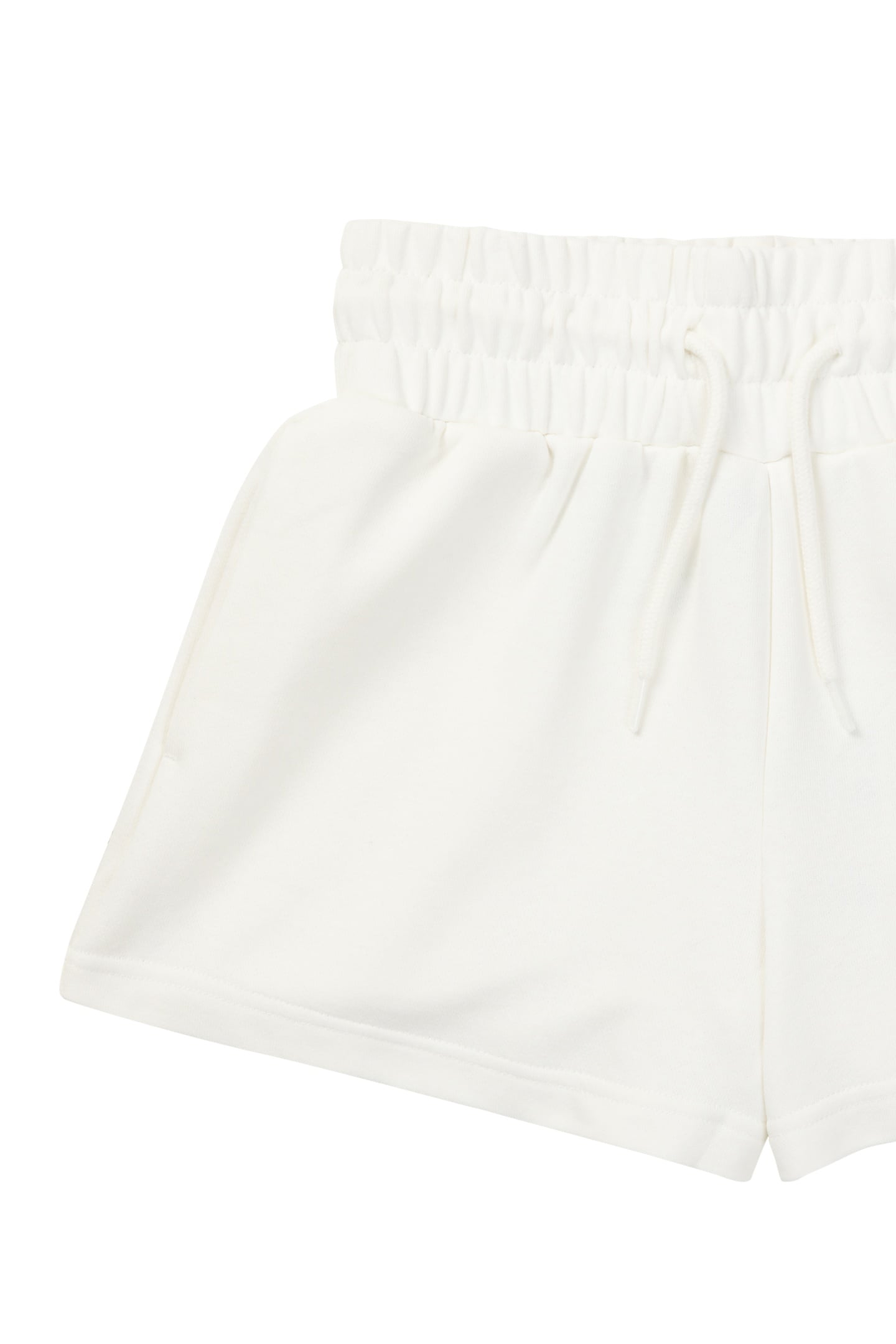 RIFREDI WIDE GRAPHIC SWEAT SHORTS EGRET 3