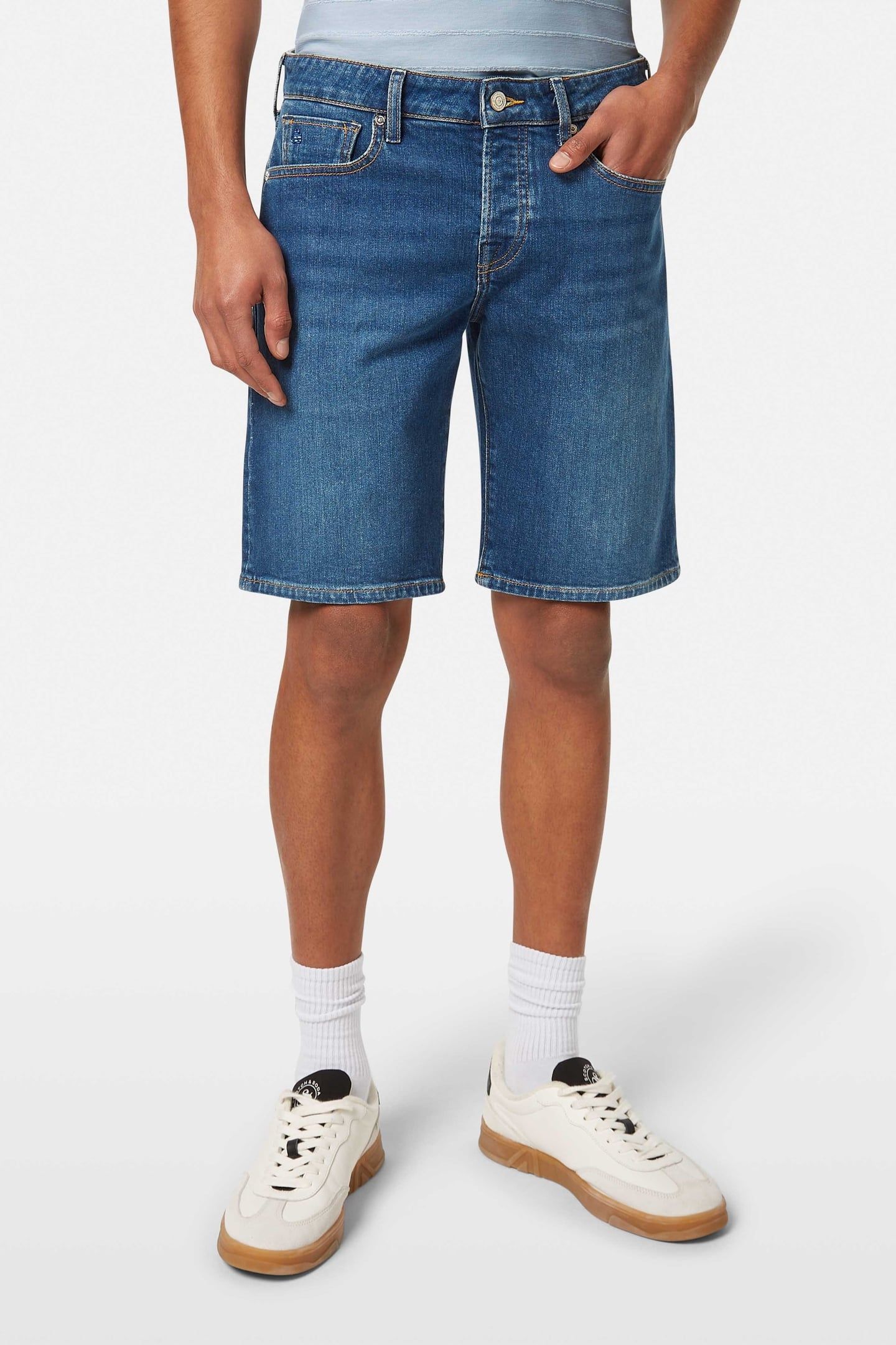 RALSTON SLIM FIT DENIM SHORT — CLASSIC BLUE CLASSIC BLUE 2