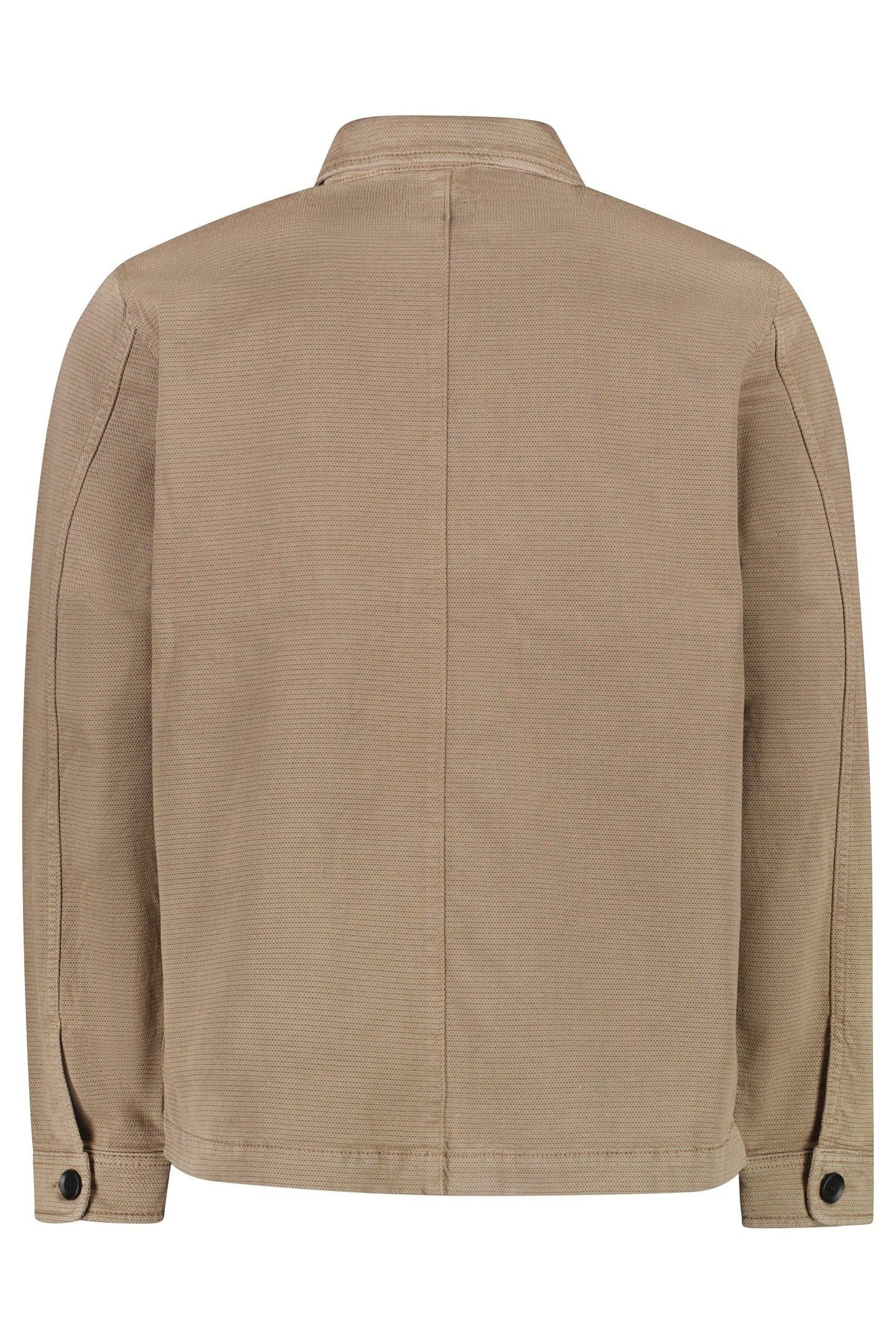 TOBIAS LS JACKET SHIRT BROWN 3
