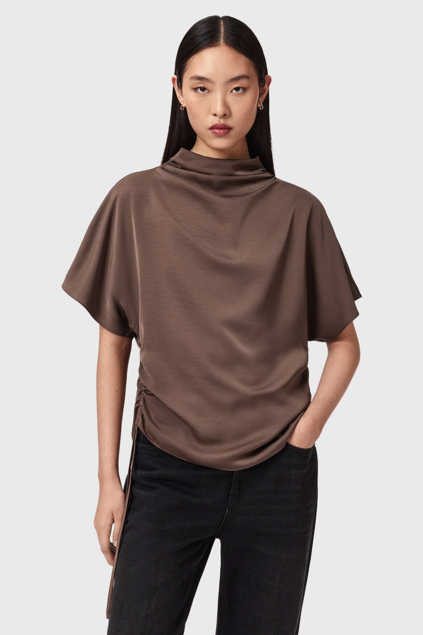 LESLIE TOP POT BROWN 3