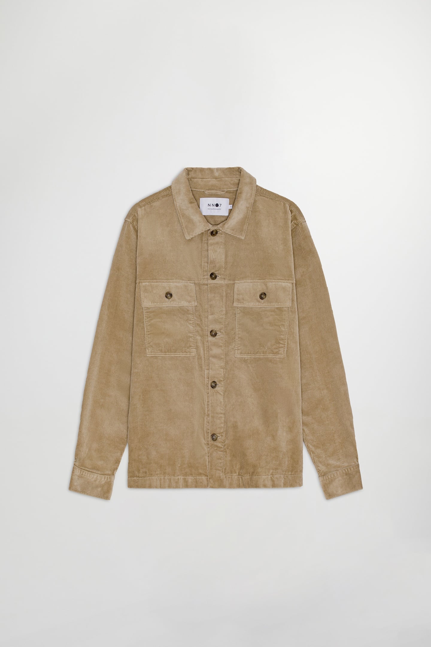 NN07 - WILAS 1322 - REGULAR FIT OVERSHIRT - KHAKI BEIGE 1