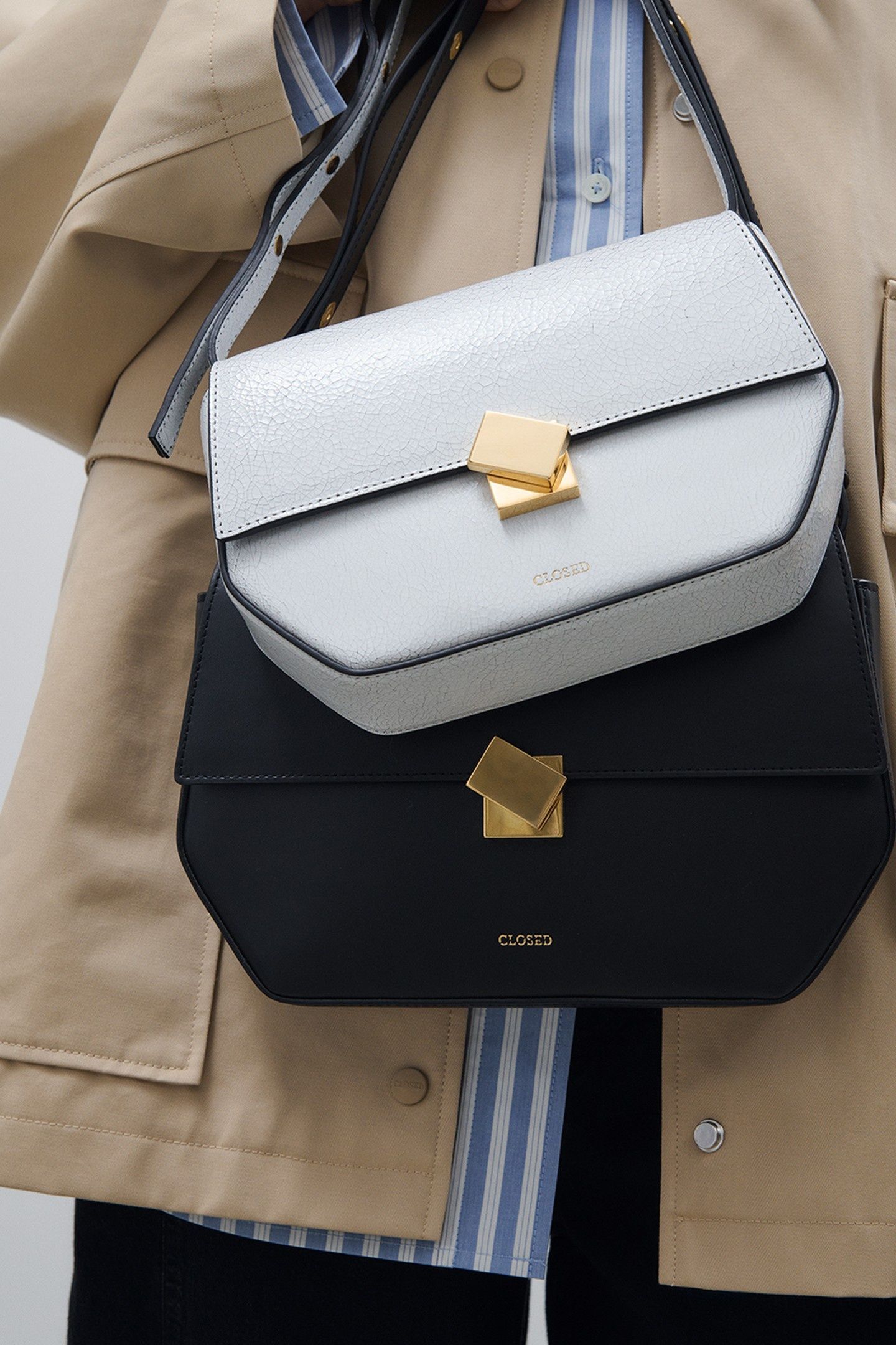 CLOSED BAG ONE S WHITE 9