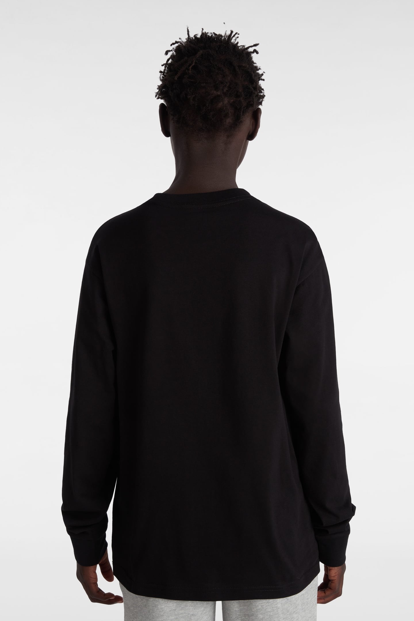 UNISEX CLASSIC LONGSLEEVE BLACK/WHITE 3
