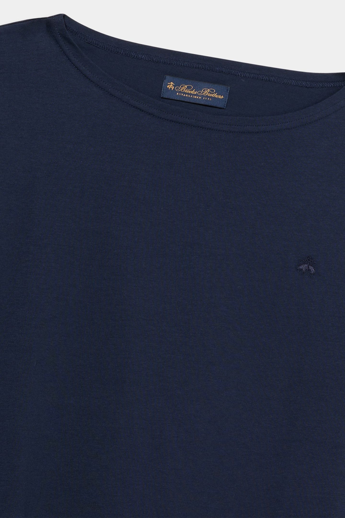 LOGOED T-SHIRT COTTON NAVY 4