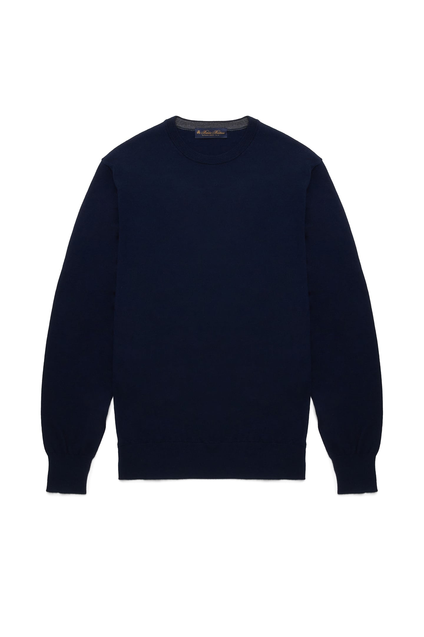 MERINO WOOL CREW-NECK SWEATER NAVY 3