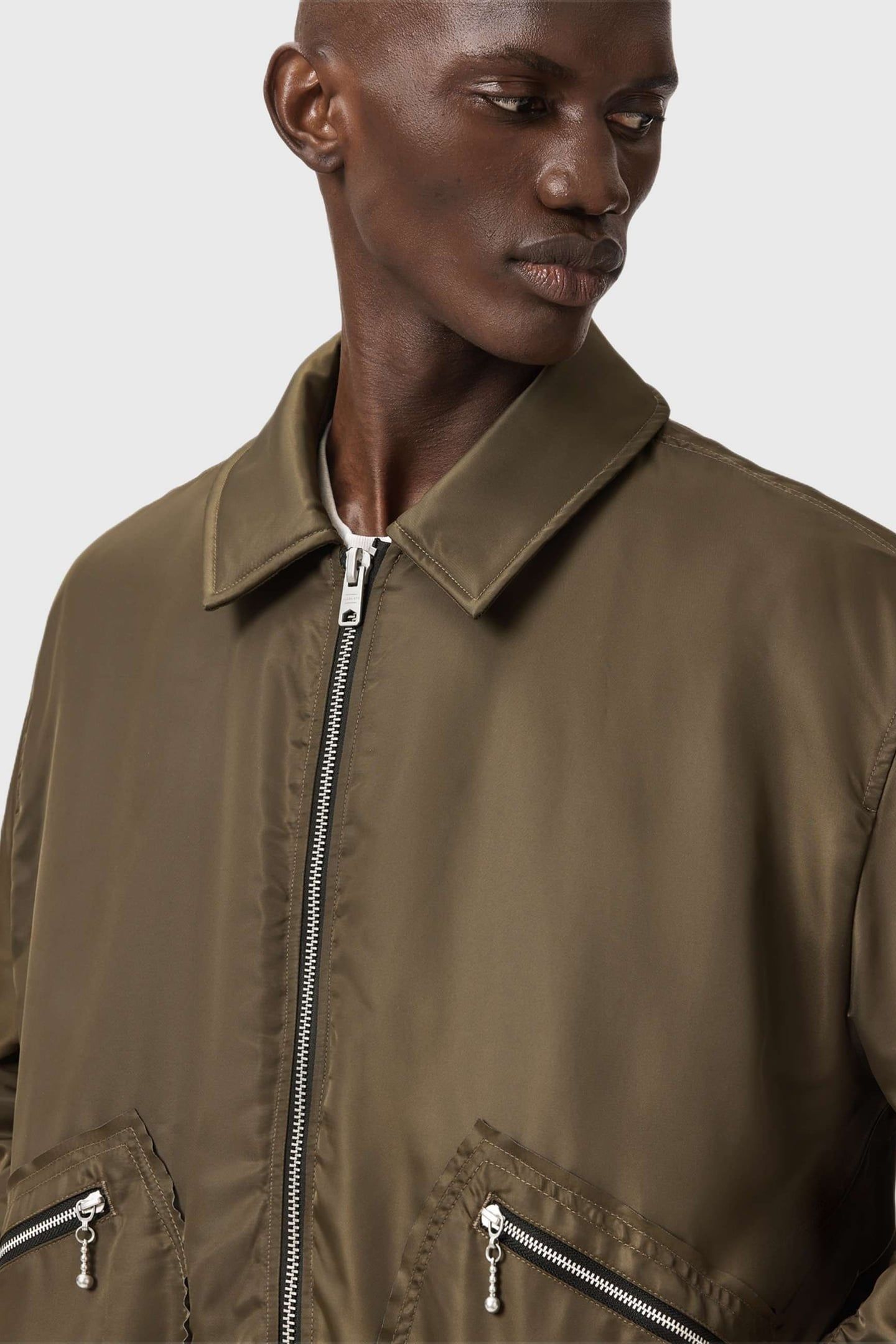 FALLON BOMBER KHAKI BROWN 8