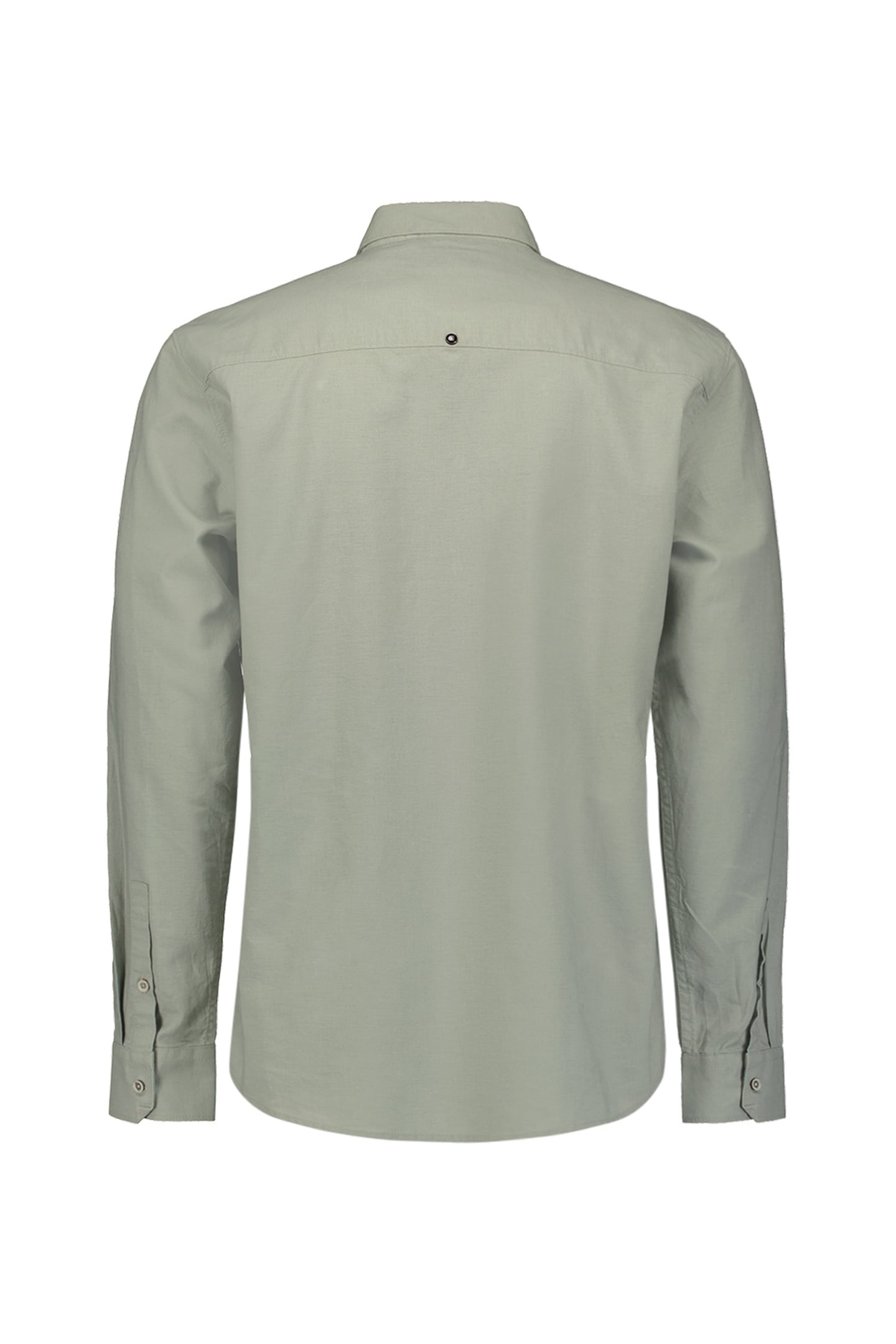 SHIRT SOLID WITH LINEN LIGHT ARMY 5