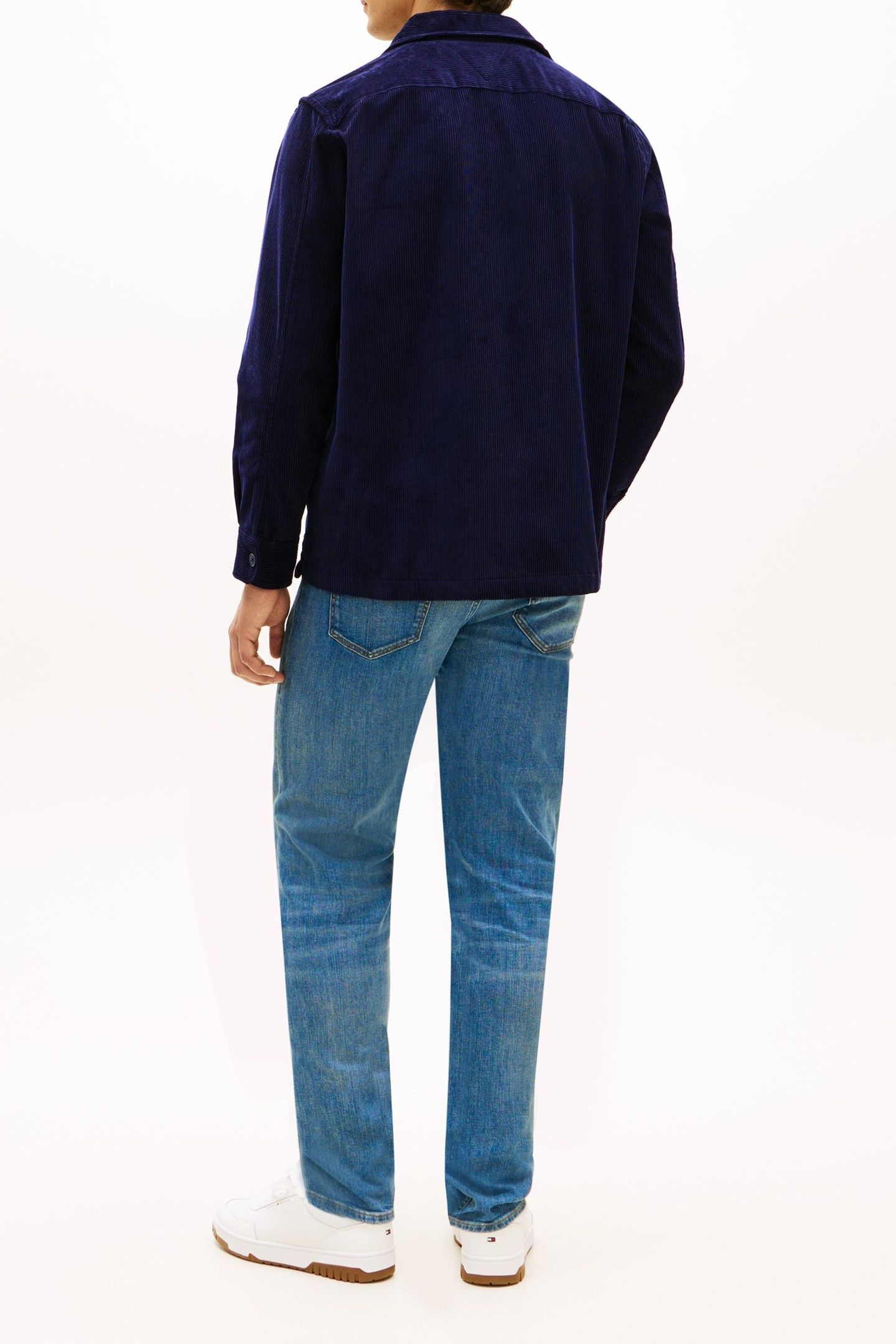 CORDUROY RELAXED OVERSHIRT IMPERIAL NAVY 3