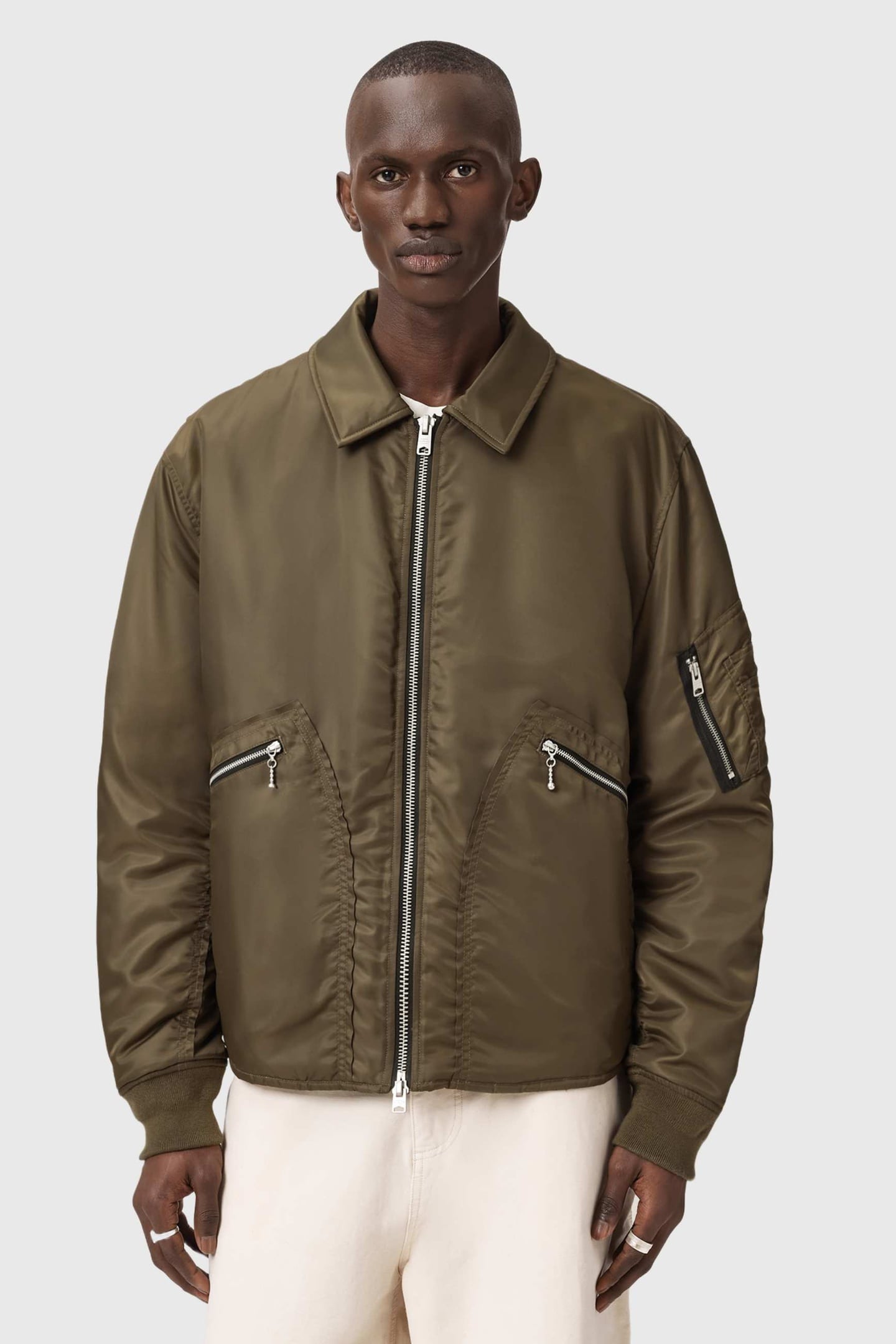 FALLON BOMBER KHAKI BROWN 2