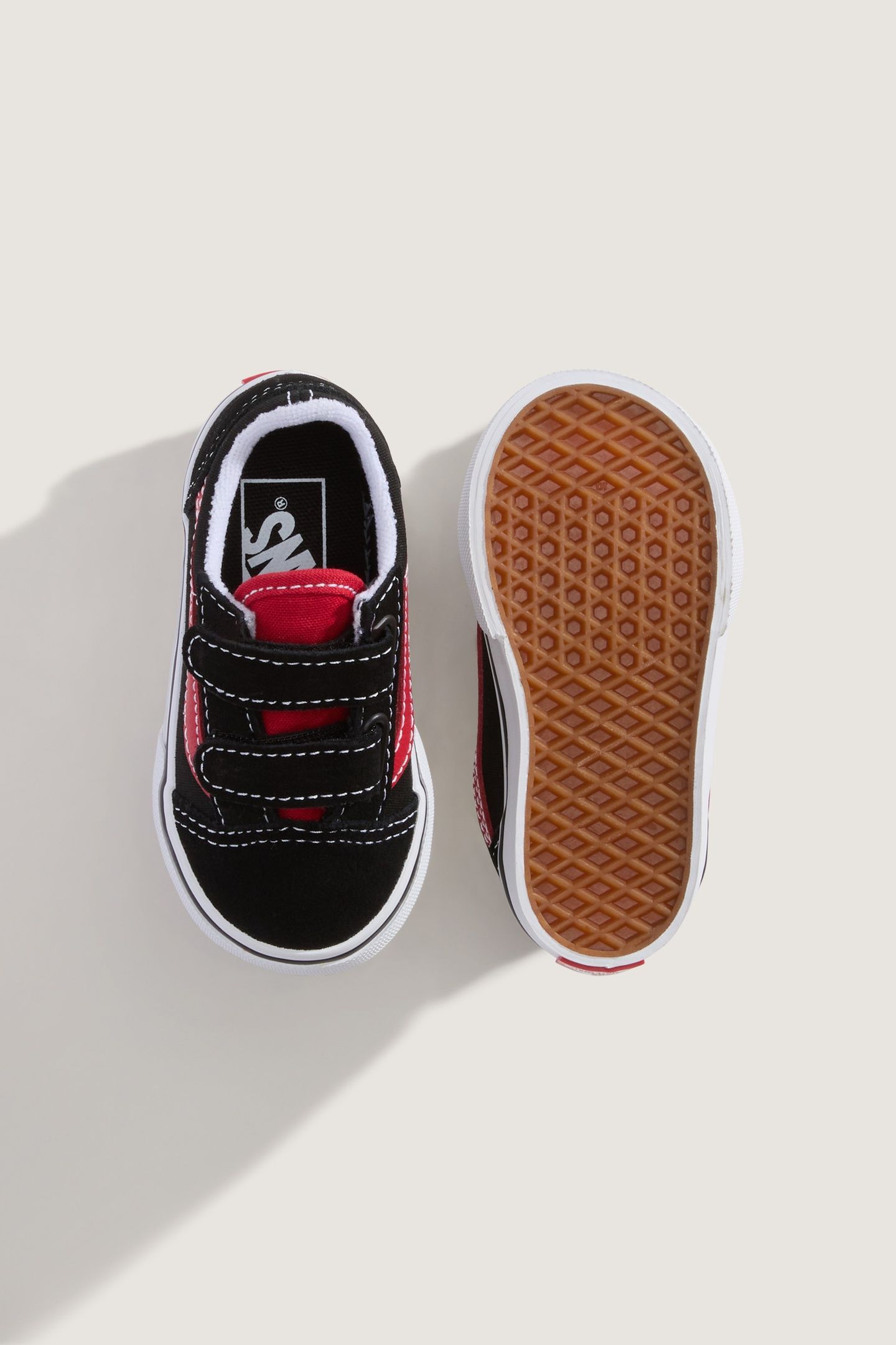 TODDLER OLD SKOOL V RETRO POP BLACK/RED 4