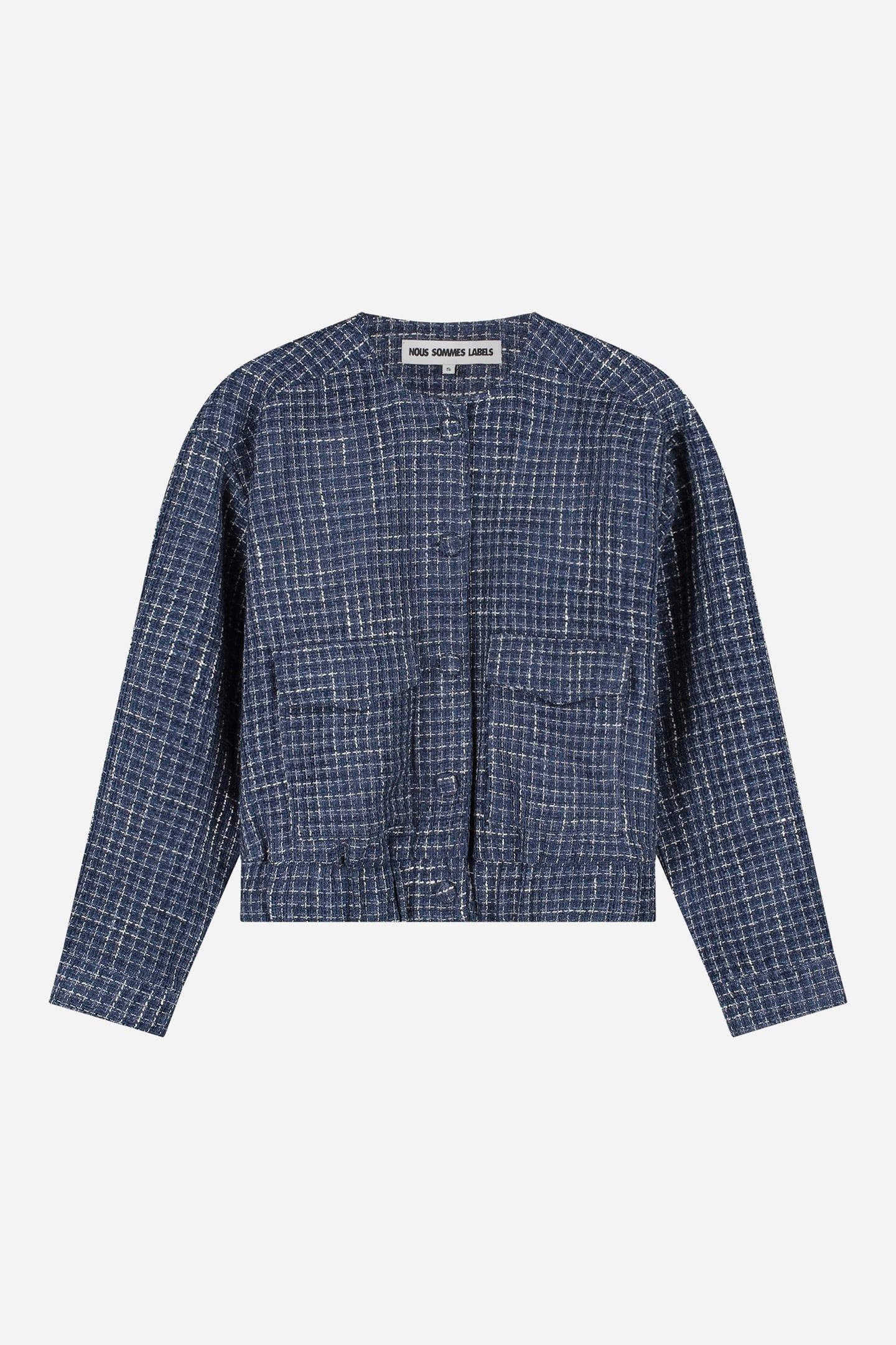 NOUS SOMMES LABELS – SUSIE TWEED JACKET NAVY 4