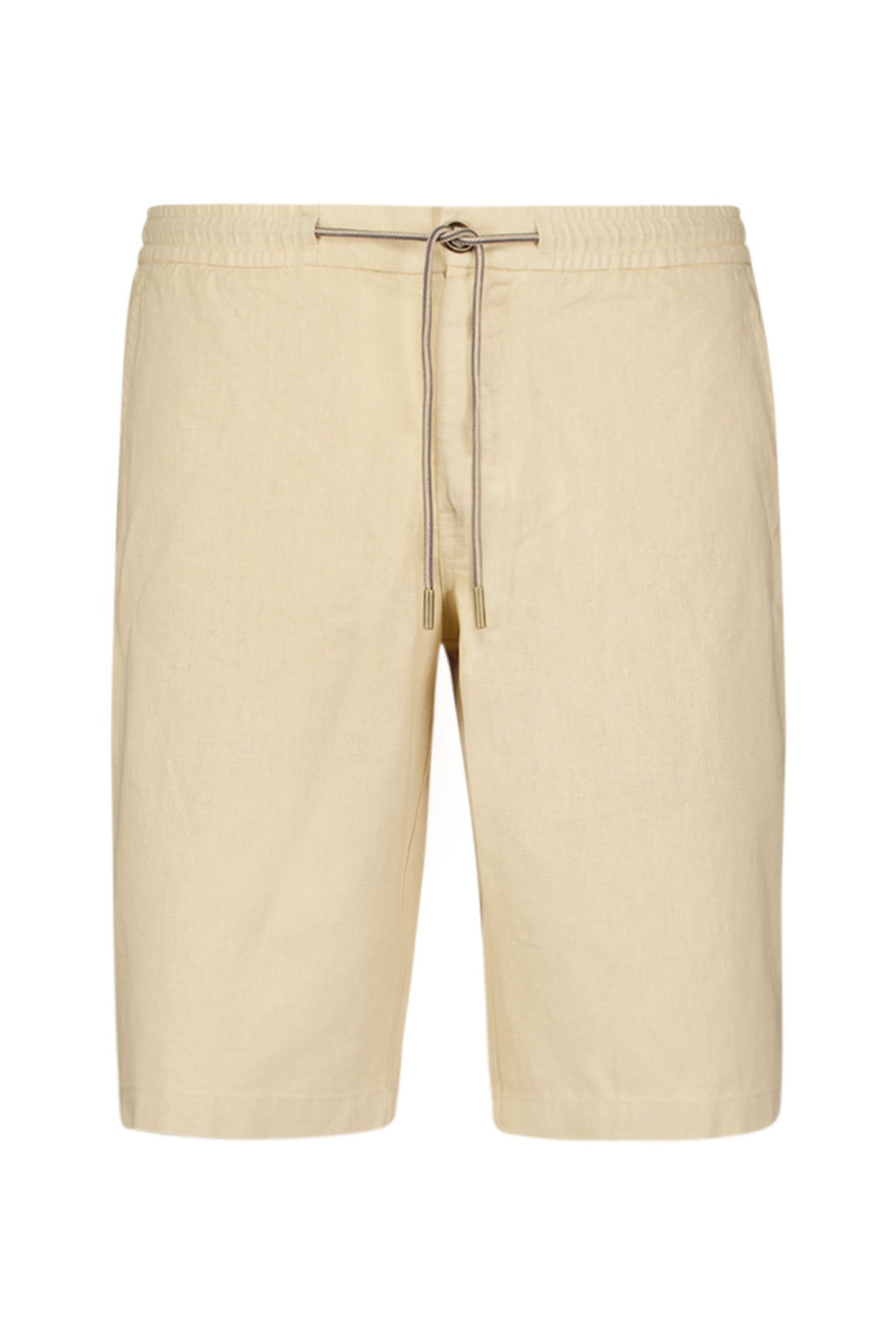 SHORT WITH LINEN GARMENT DYED SAND 4