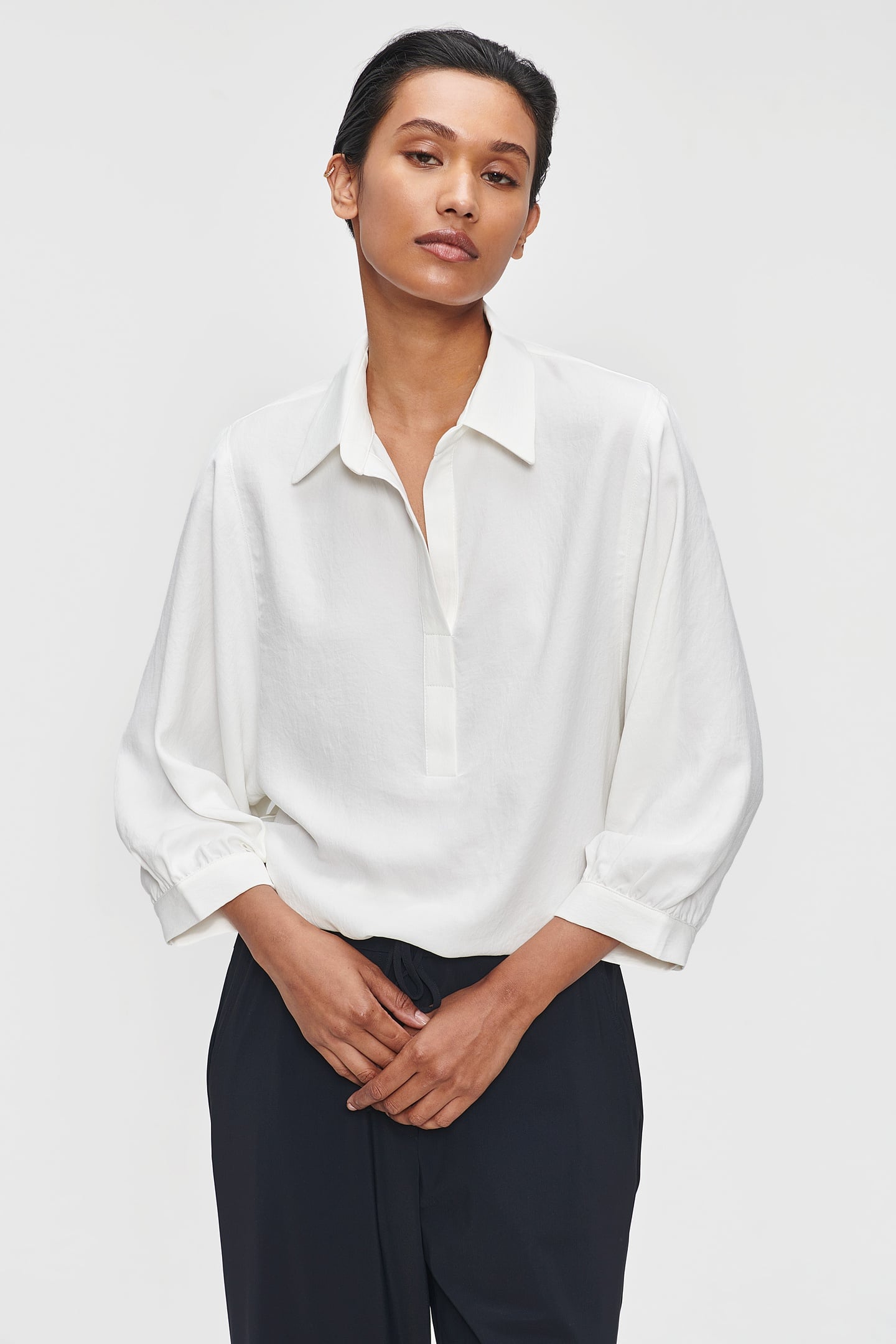 FLUID POLO TOP OFF WHITE 2