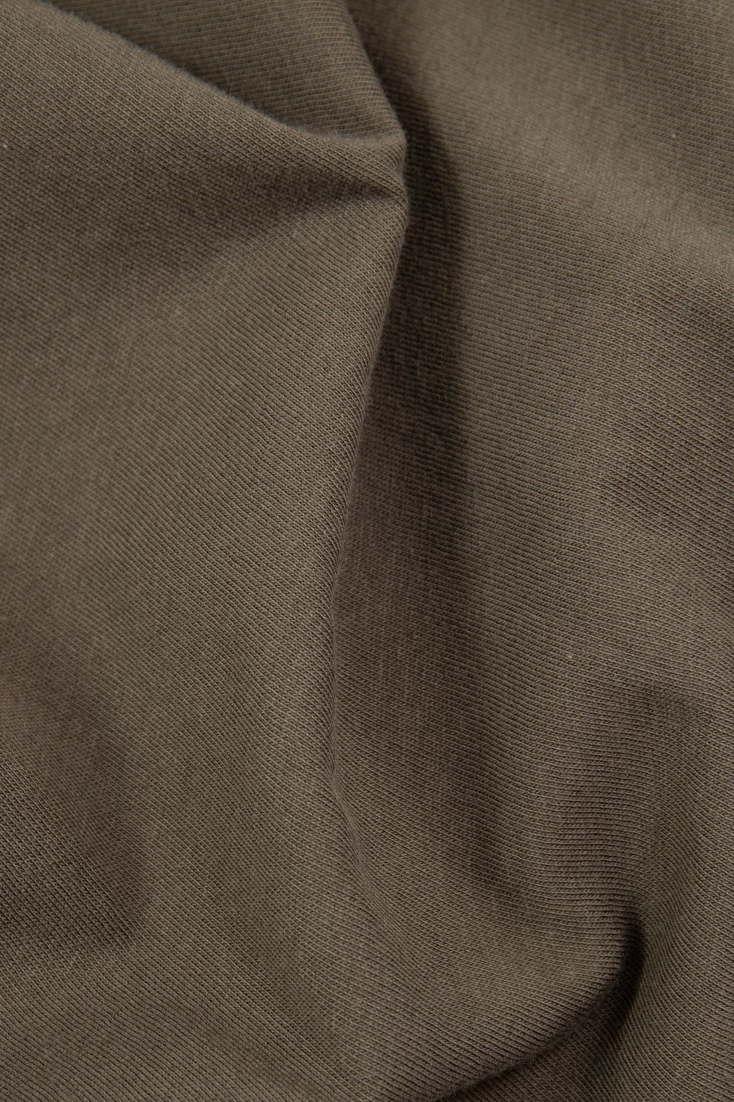 KHAKI T-SHIRT WITH SLOGAN PRINT 4
